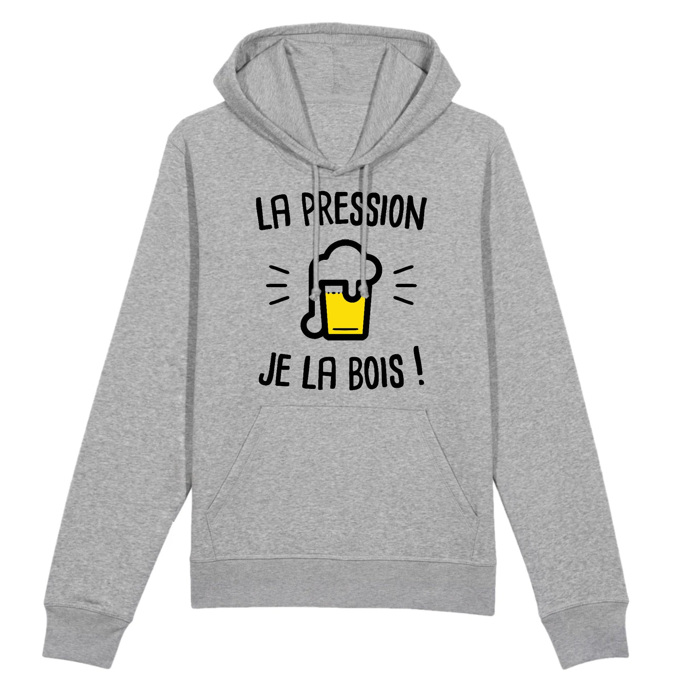 Sweat Capuche Adulte La pression je la bois