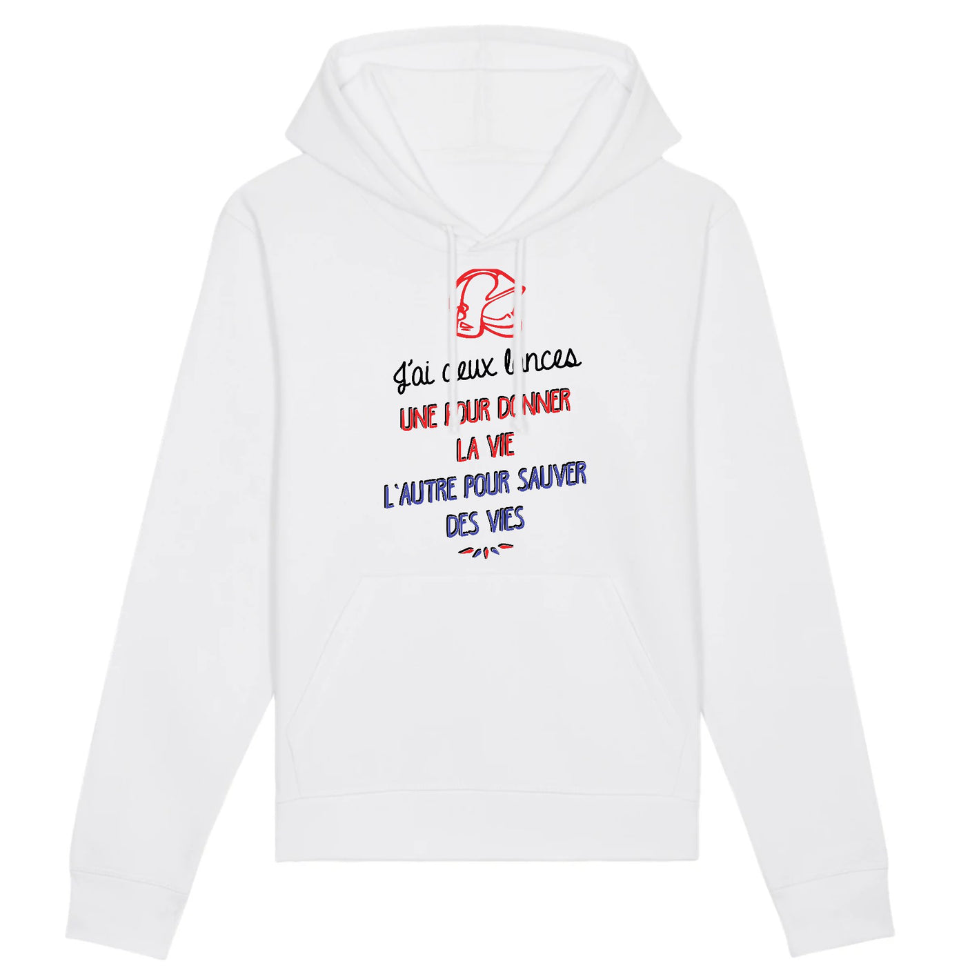 Sweat Capuche Adulte Lance de pompier