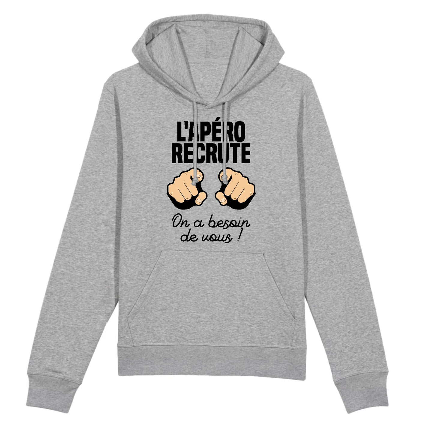 Sweat Capuche Adulte L'apéro recrute