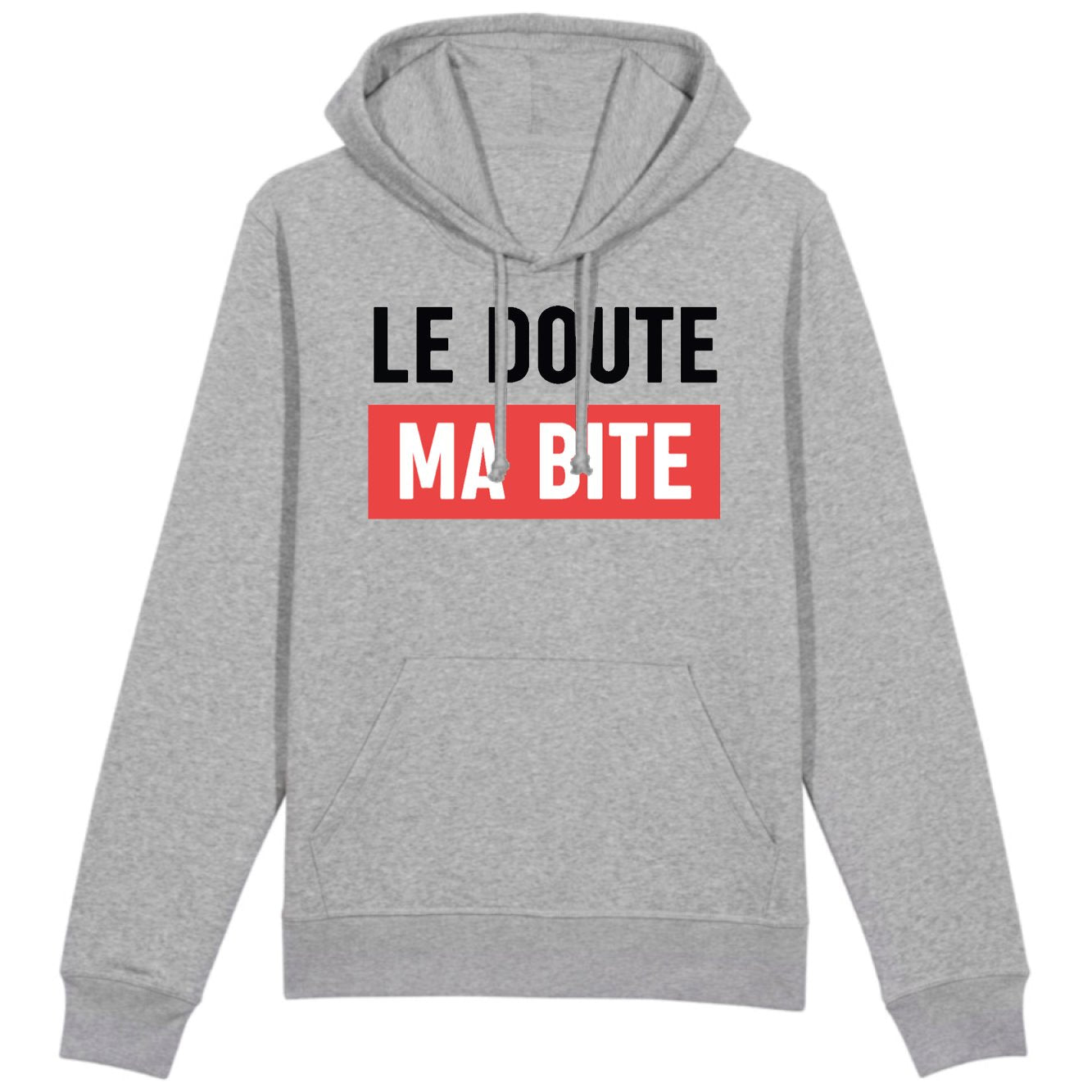 Sweat Capuche Adulte Le doute ma bite