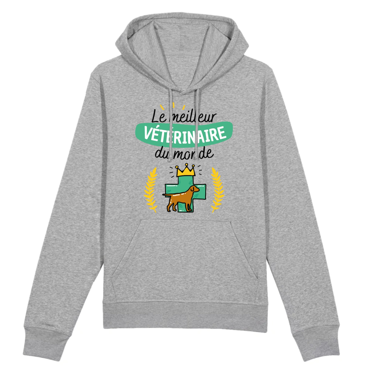 Sweat Capuche Adulte Le meilleur vétérinaire du monde