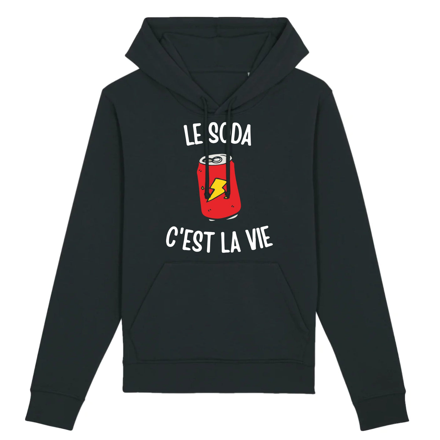 Sweat Capuche Adulte Le soda c'est la vie