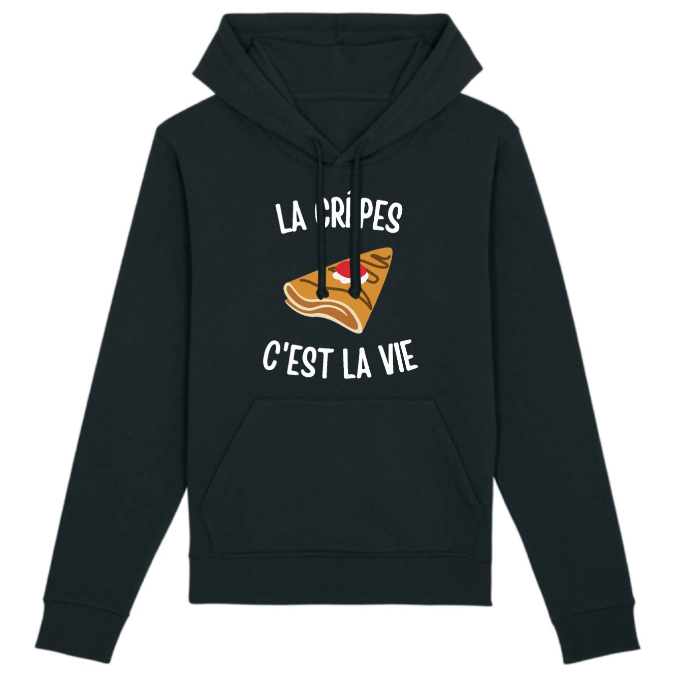Sweat Capuche Adulte Les crêpes c'est la vie