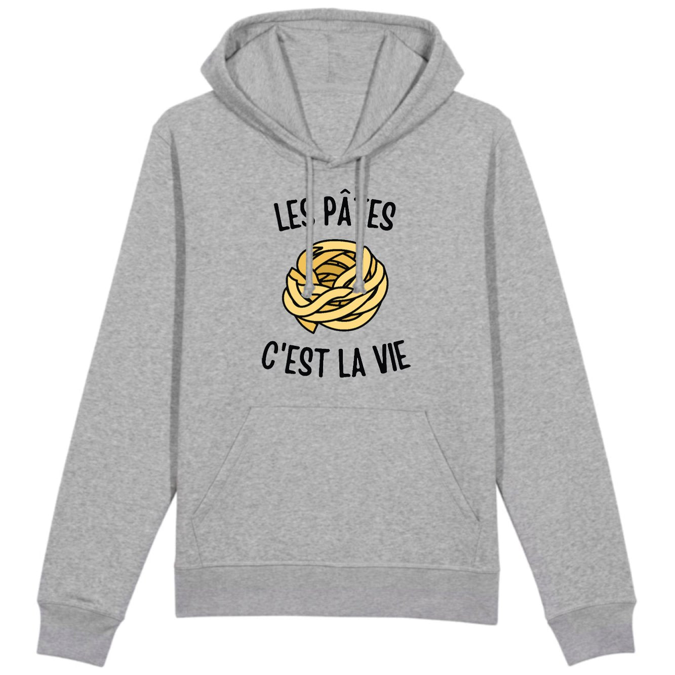 Sweat Capuche Adulte Les pâtes c'est la vie