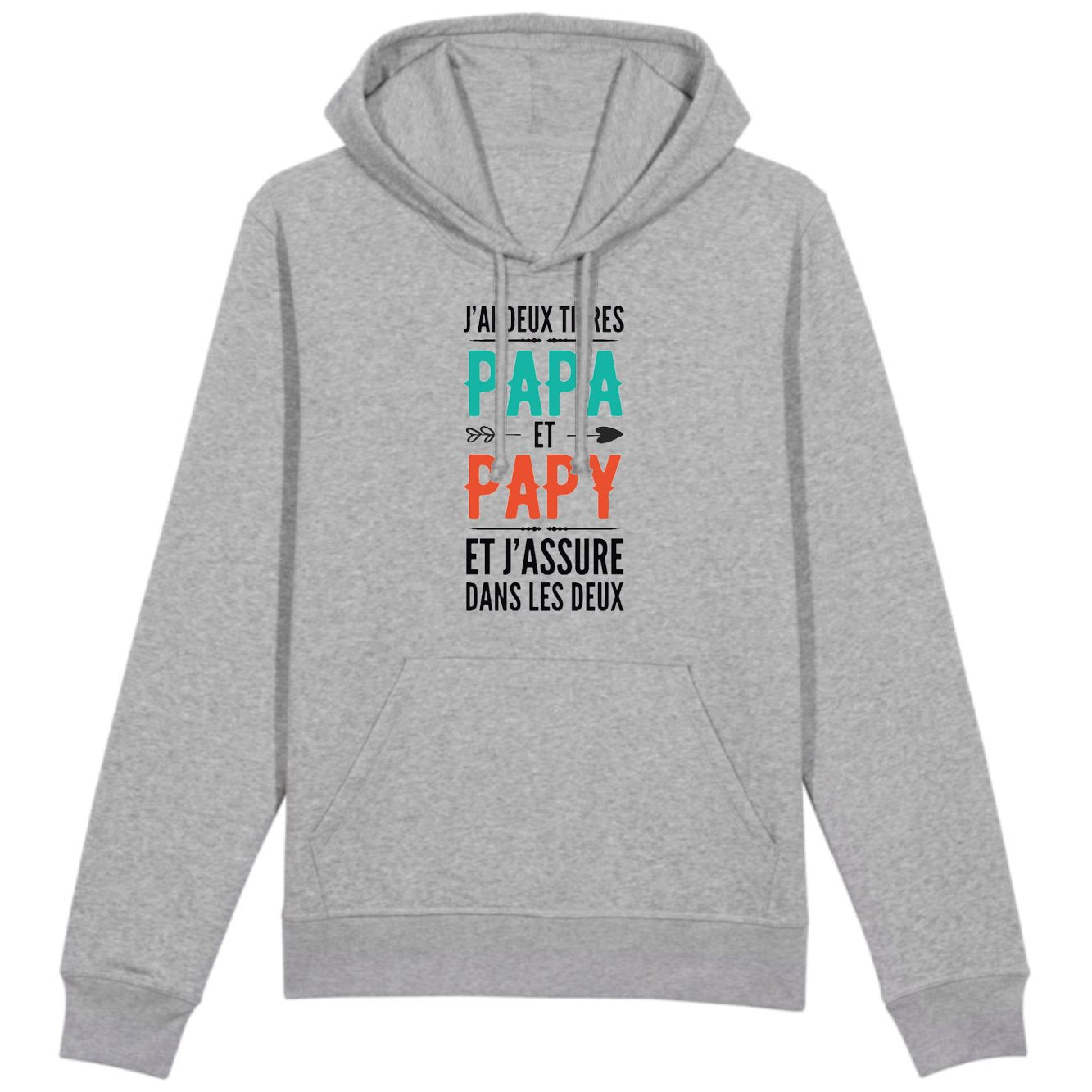 Sweat Capuche Adulte Papa et papy