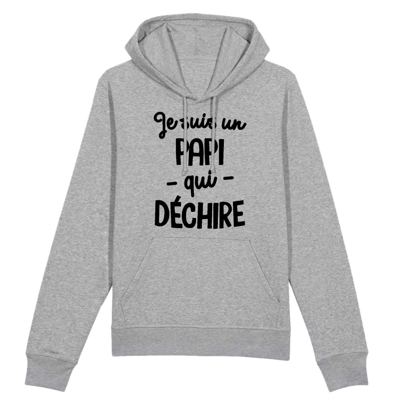 Sweat Capuche Adulte Papi qui déchire