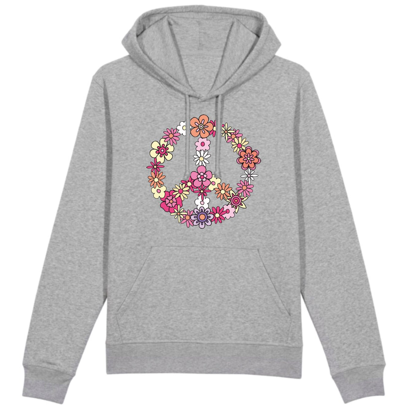 Sweat Capuche Adulte Peace and Love