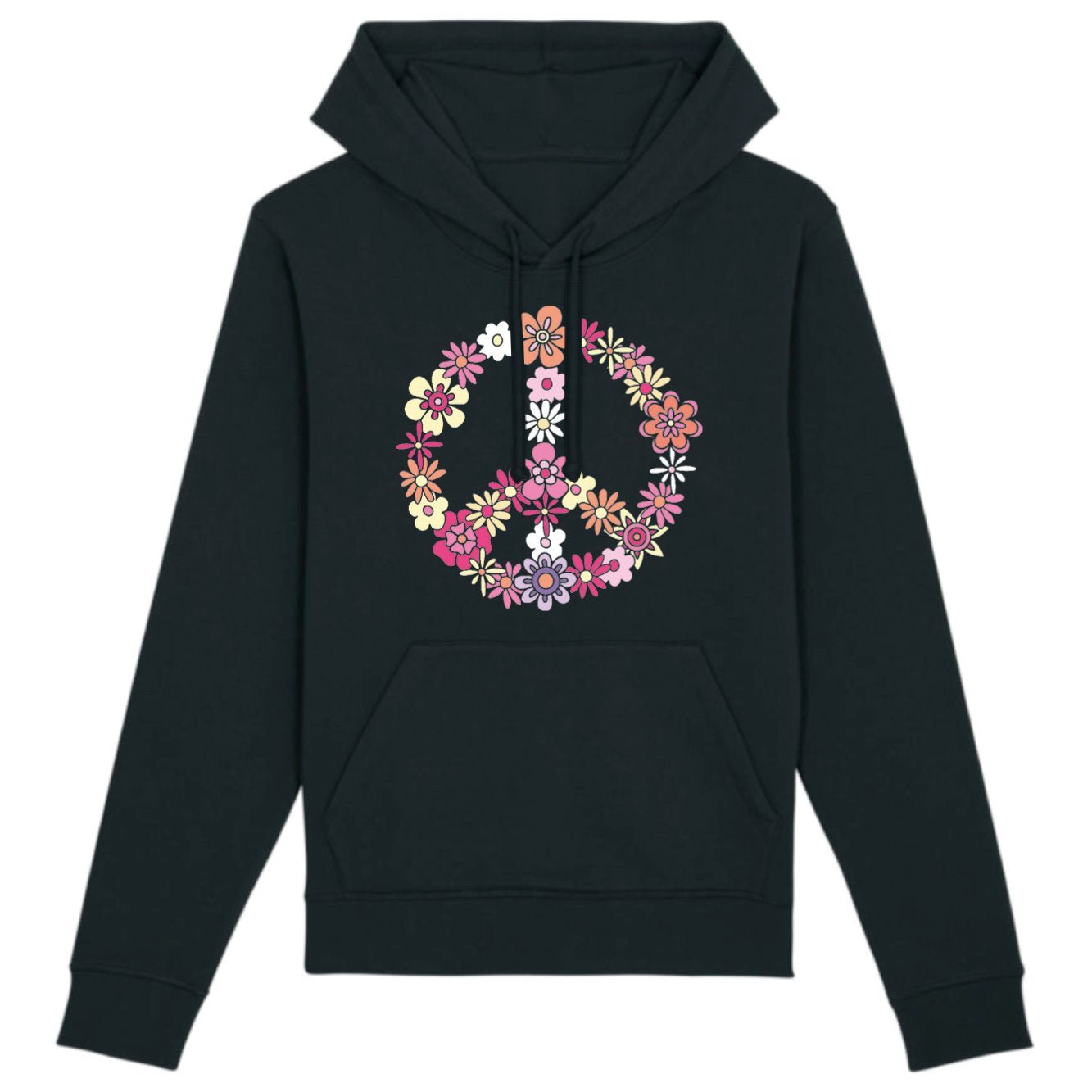 Sweat Capuche Adulte Peace and Love