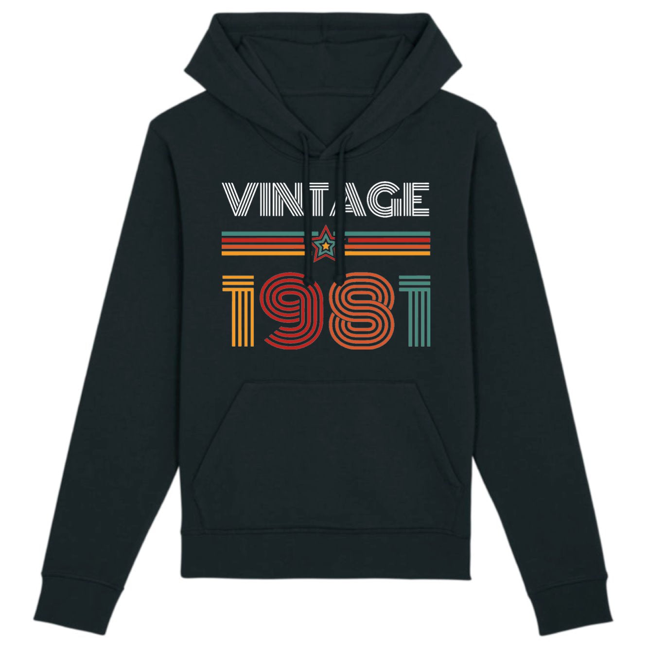 Sweat Capuche Adulte Vintage année 1981