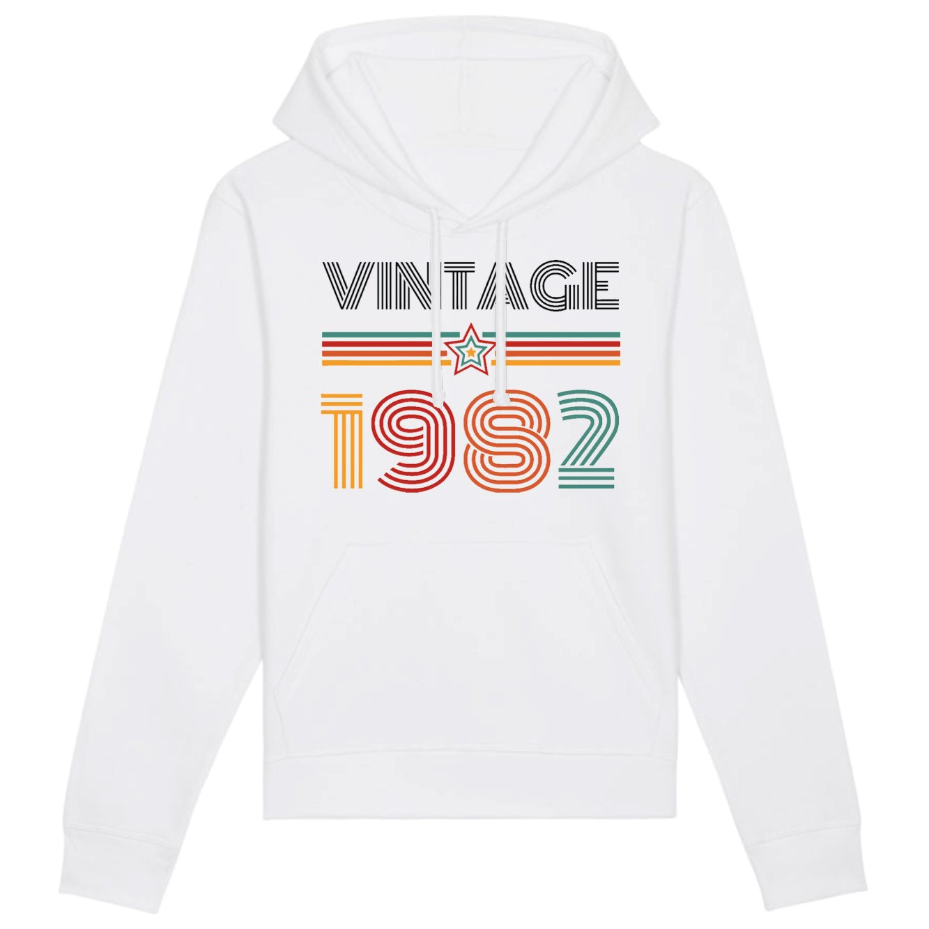 Sweat Capuche Adulte Vintage année 1982