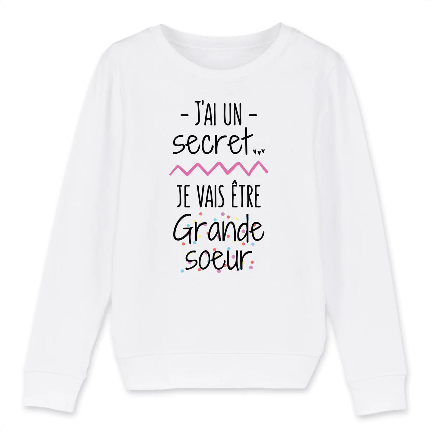 Sweat Enfant Je vais être grande soeur