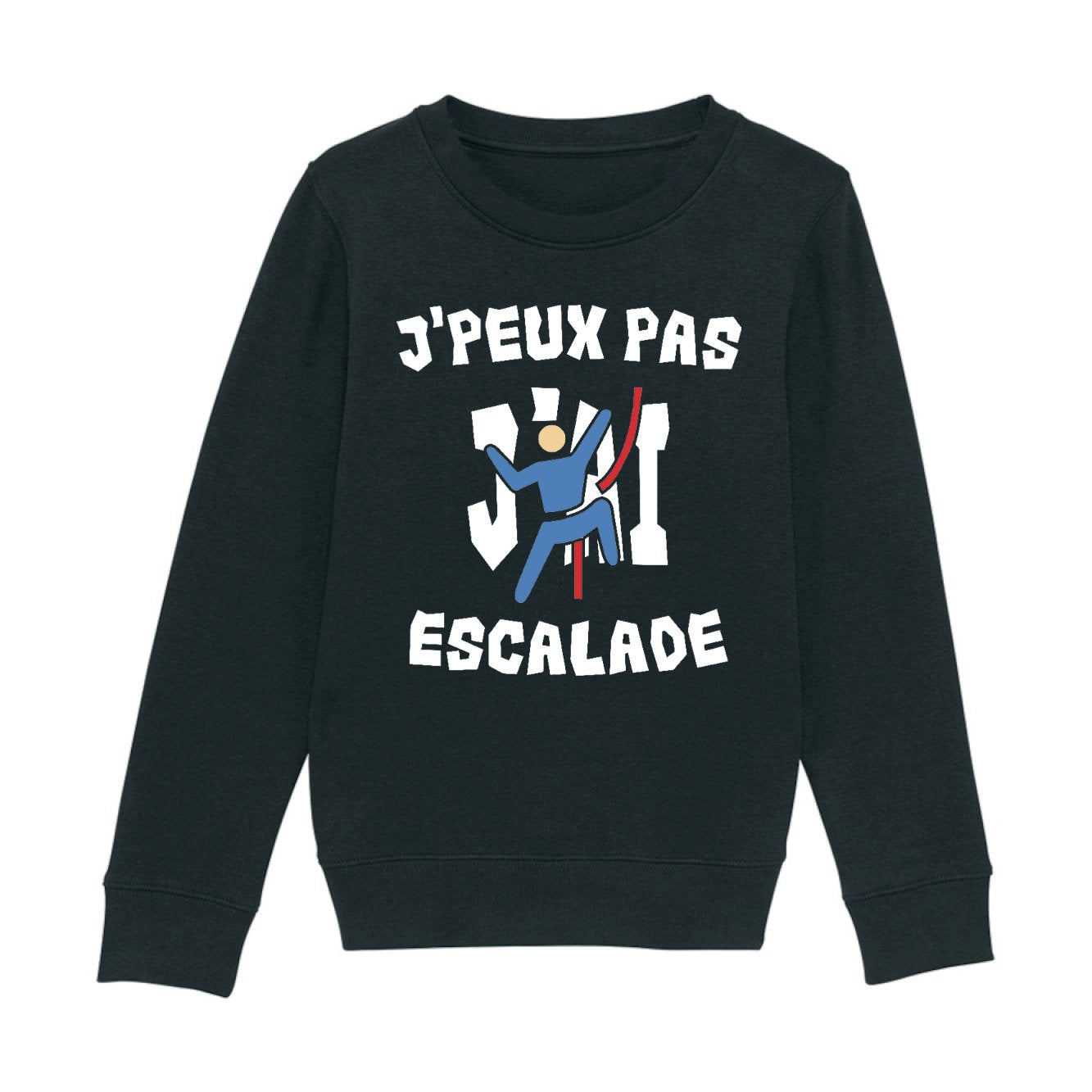 Sweat Enfant J'peux pas j'ai escalade
