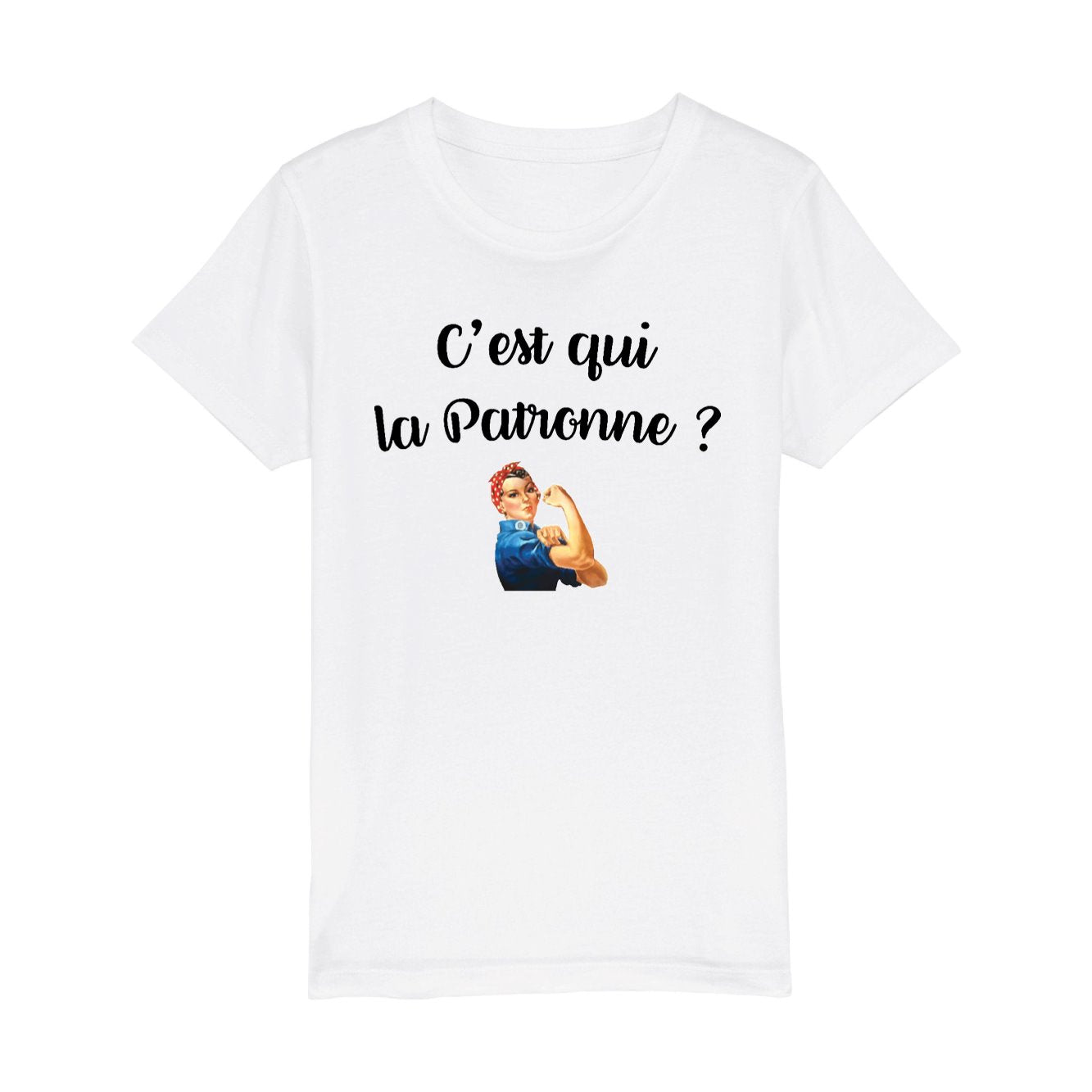 T-Shirt Enfant C'est qui la patronne