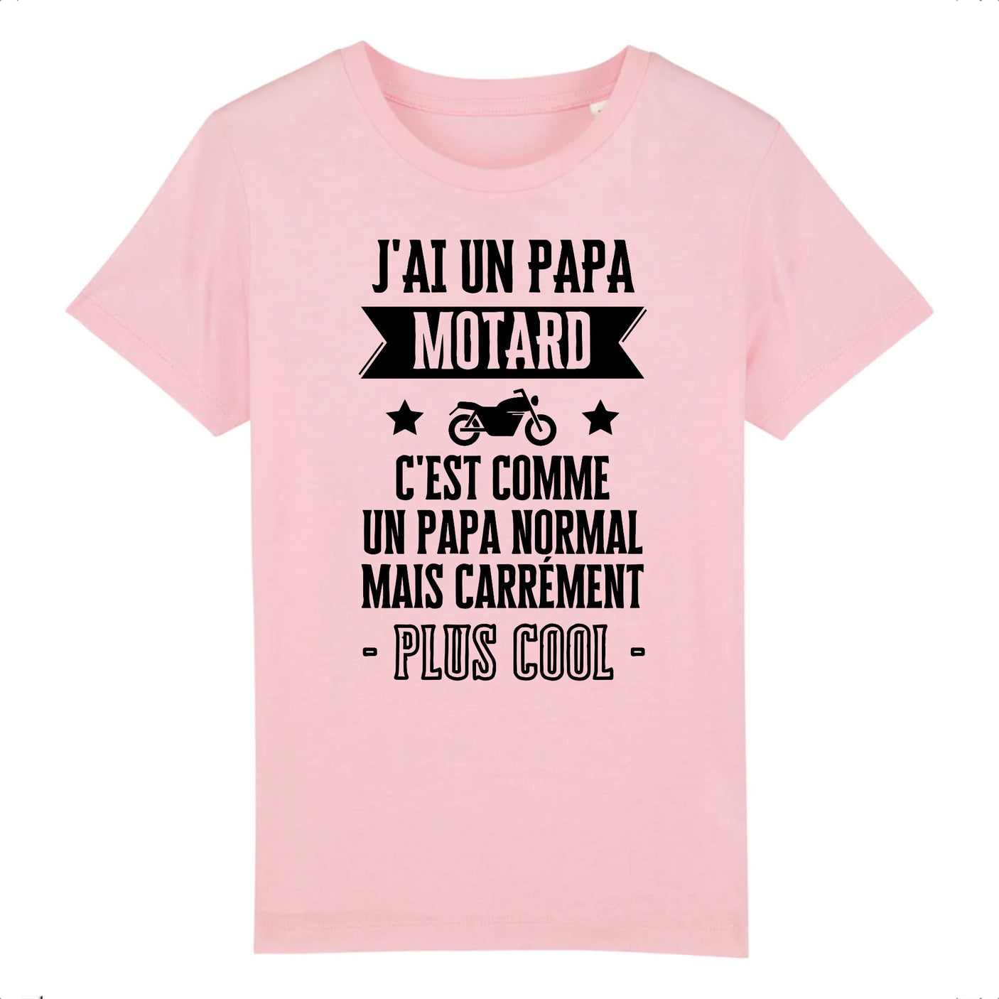T-Shirt Enfant J'ai un papa motard