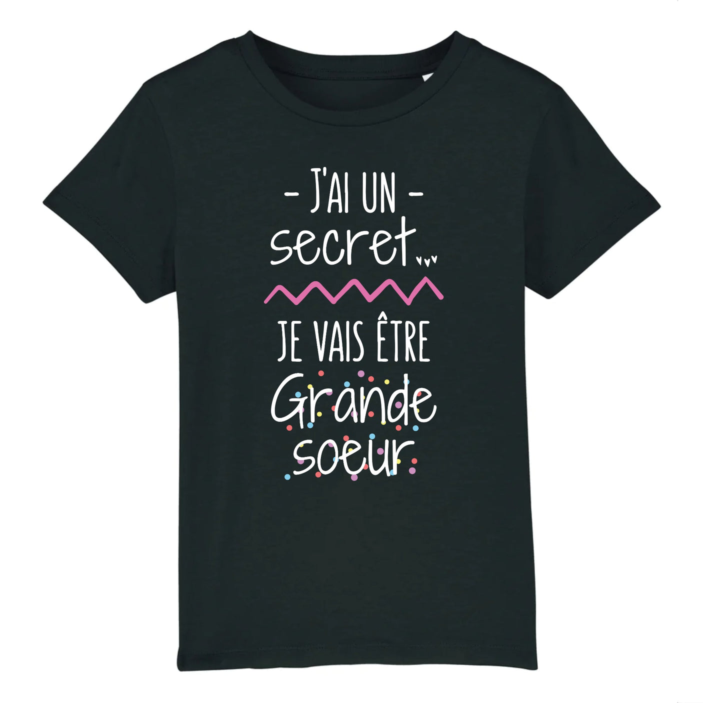 T-Shirt Enfant Je vais être grande soeur