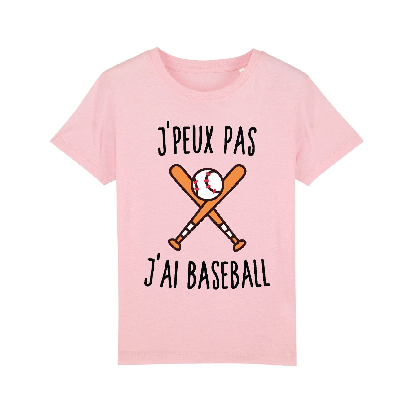 T-Shirt Enfant J'peux pas j'ai baseball