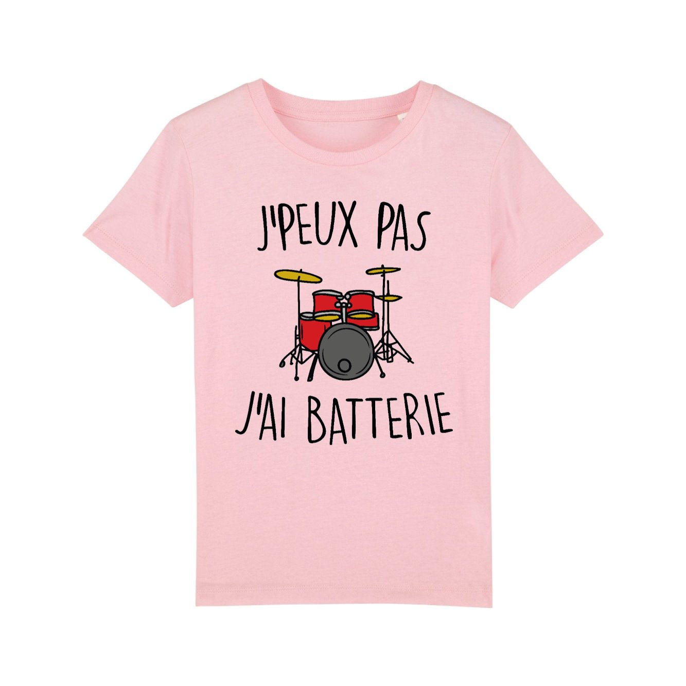 T-Shirt Enfant J'peux pas j'ai batterie