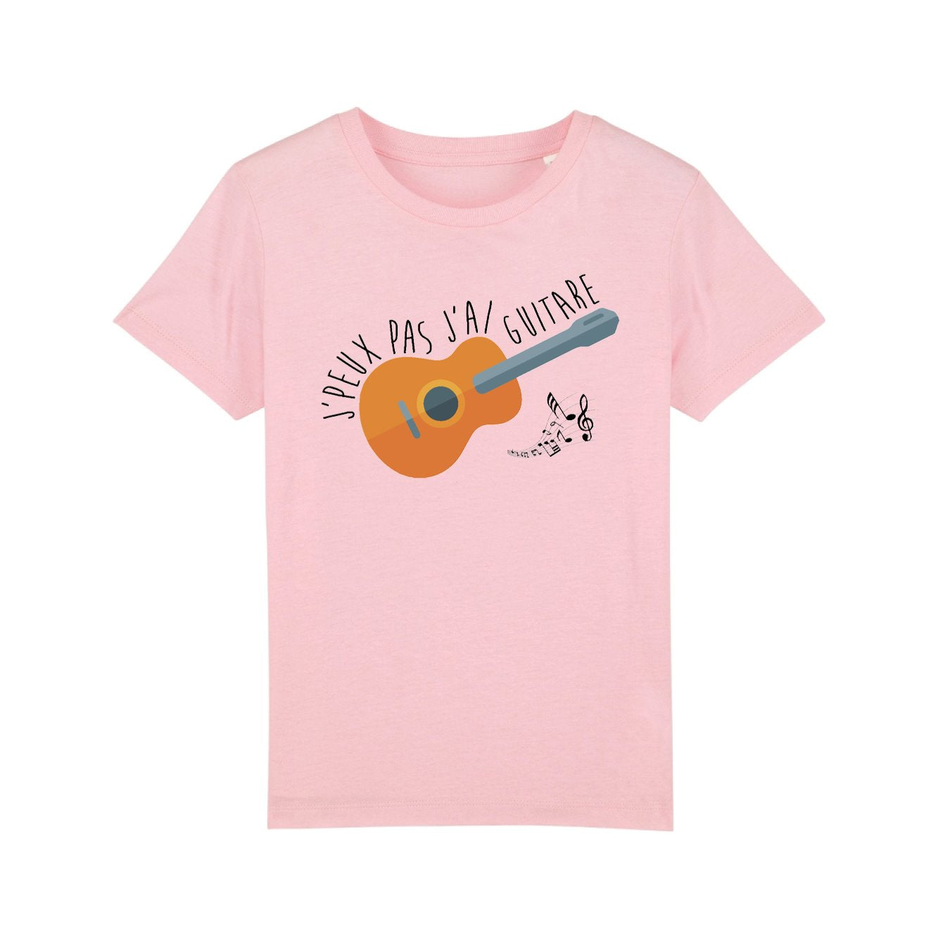 T-Shirt Enfant J'peux pas j'ai guitare