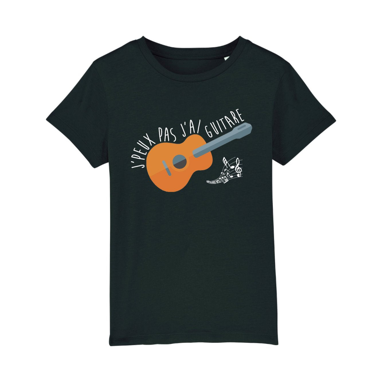 T-Shirt Enfant J'peux pas j'ai guitare