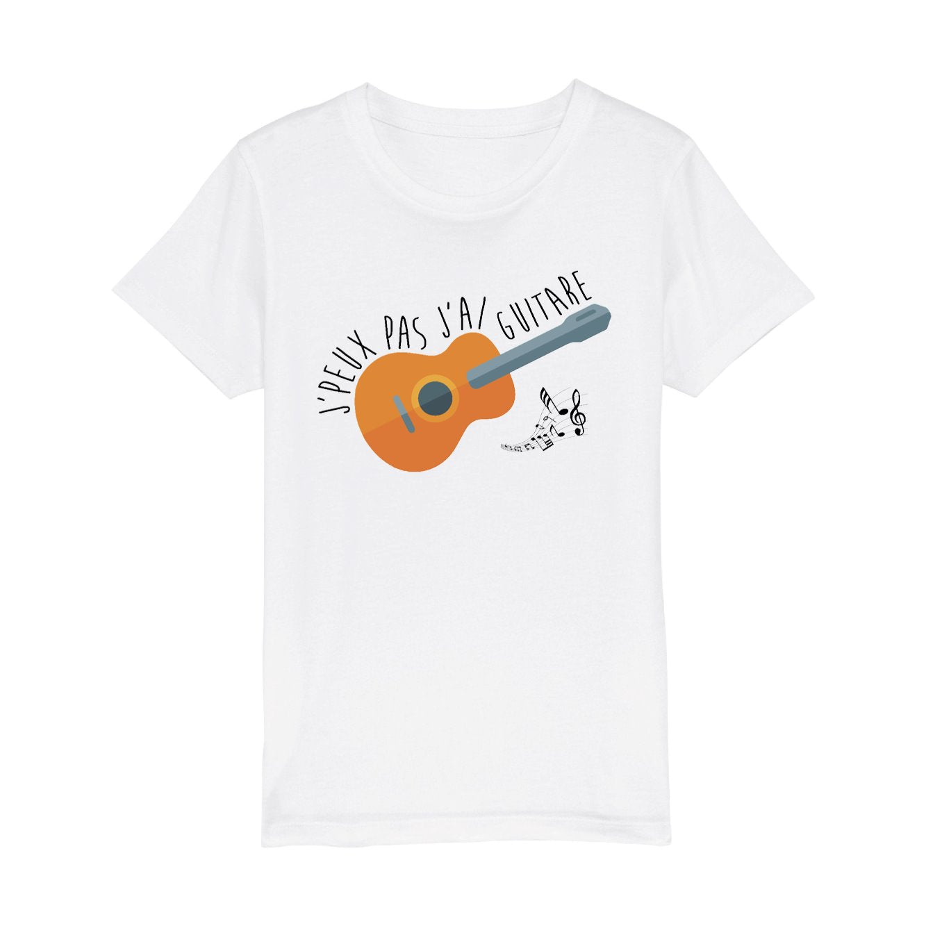 T-Shirt Enfant J'peux pas j'ai guitare