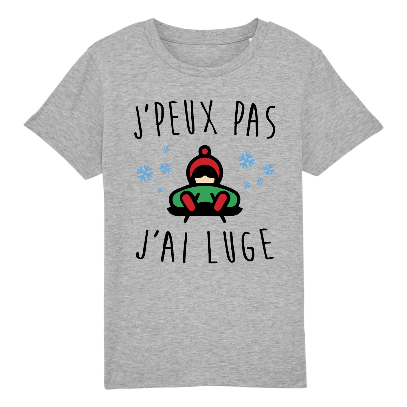 T-Shirt Enfant J'peux pas j'ai luge