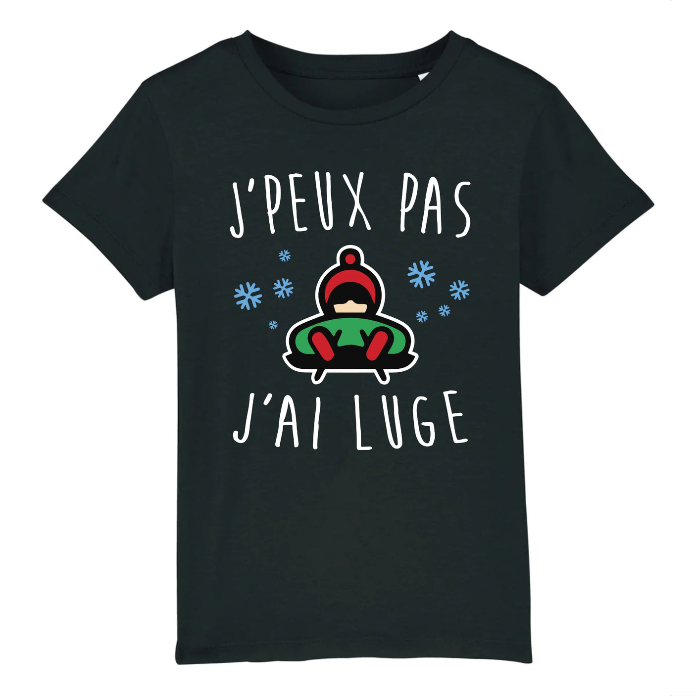 T-Shirt Enfant J'peux pas j'ai luge