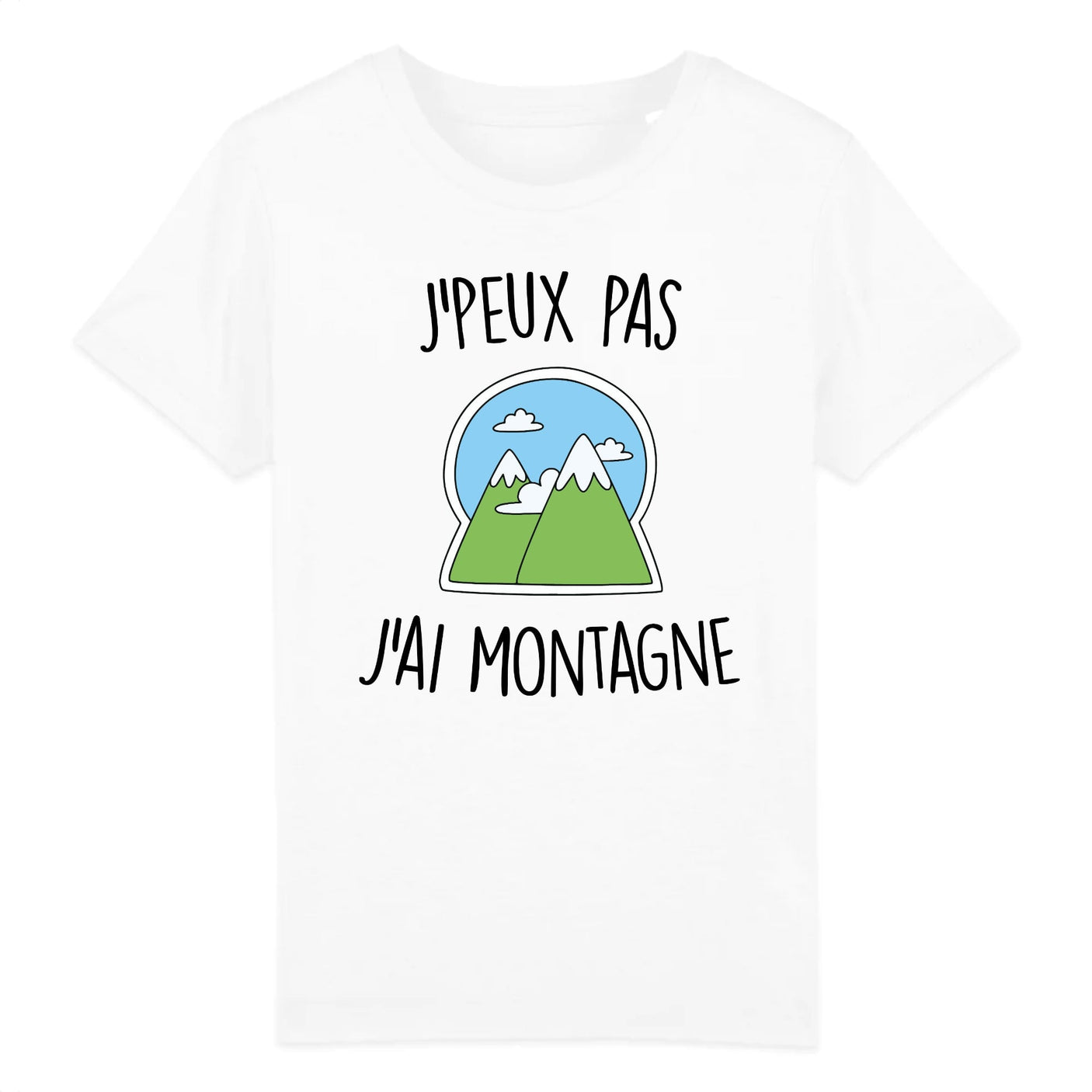 T-Shirt Enfant J'peux pas j'ai montagne