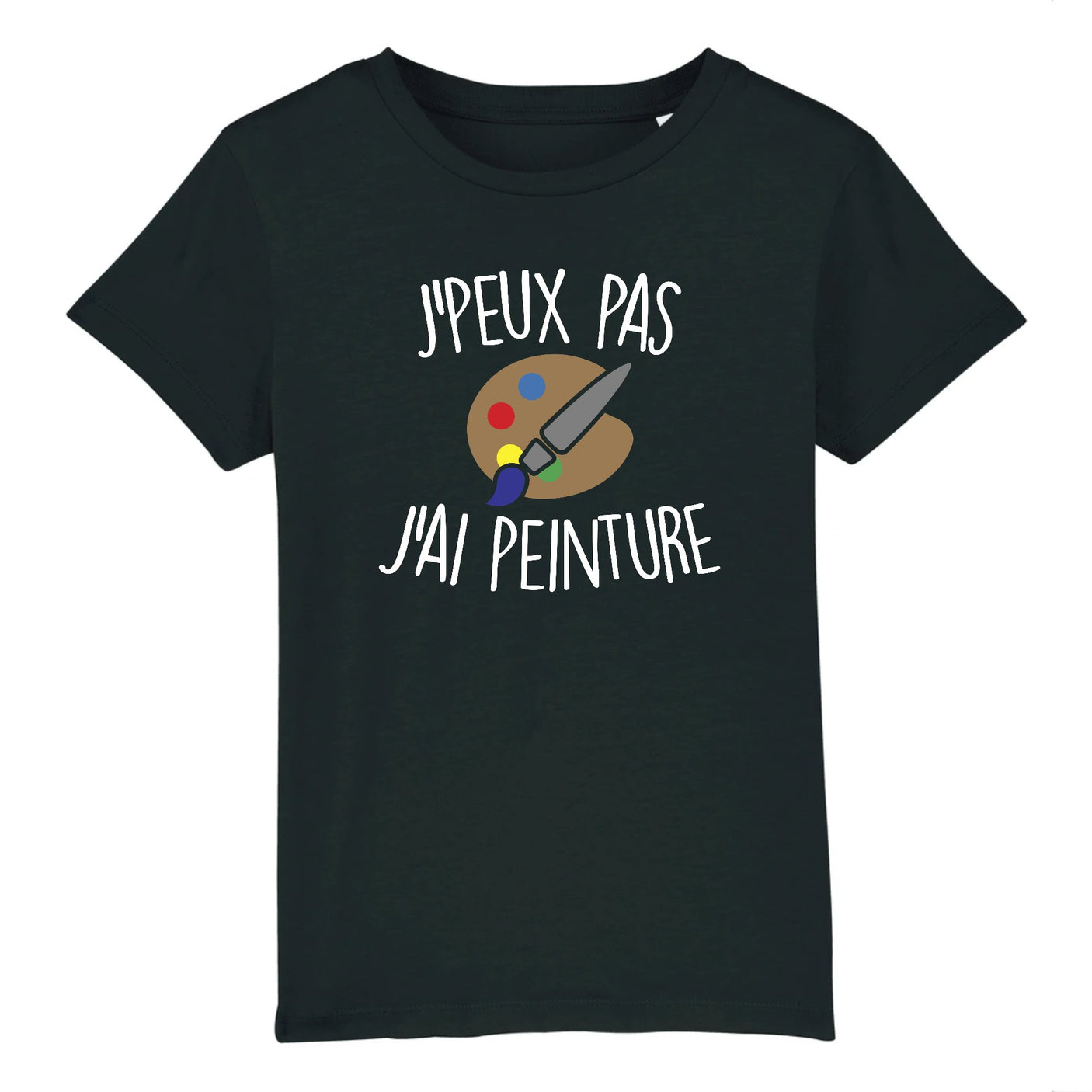 T-Shirt Enfant J'peux pas j'ai peinture