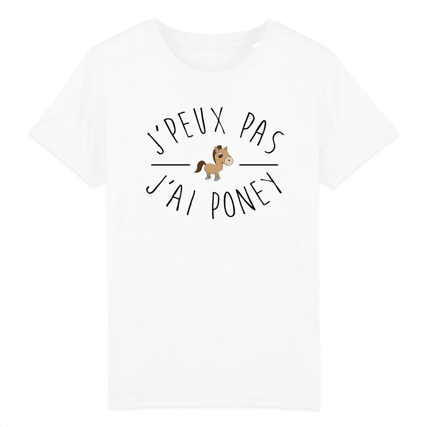 T-Shirt Enfant J'peux pas j'ai poney