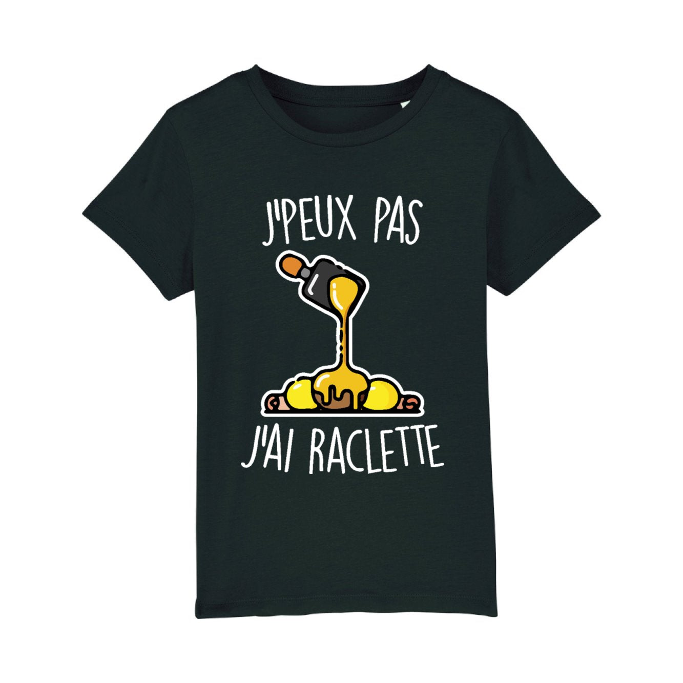 T-Shirt Enfant J'peux pas j'ai raclette