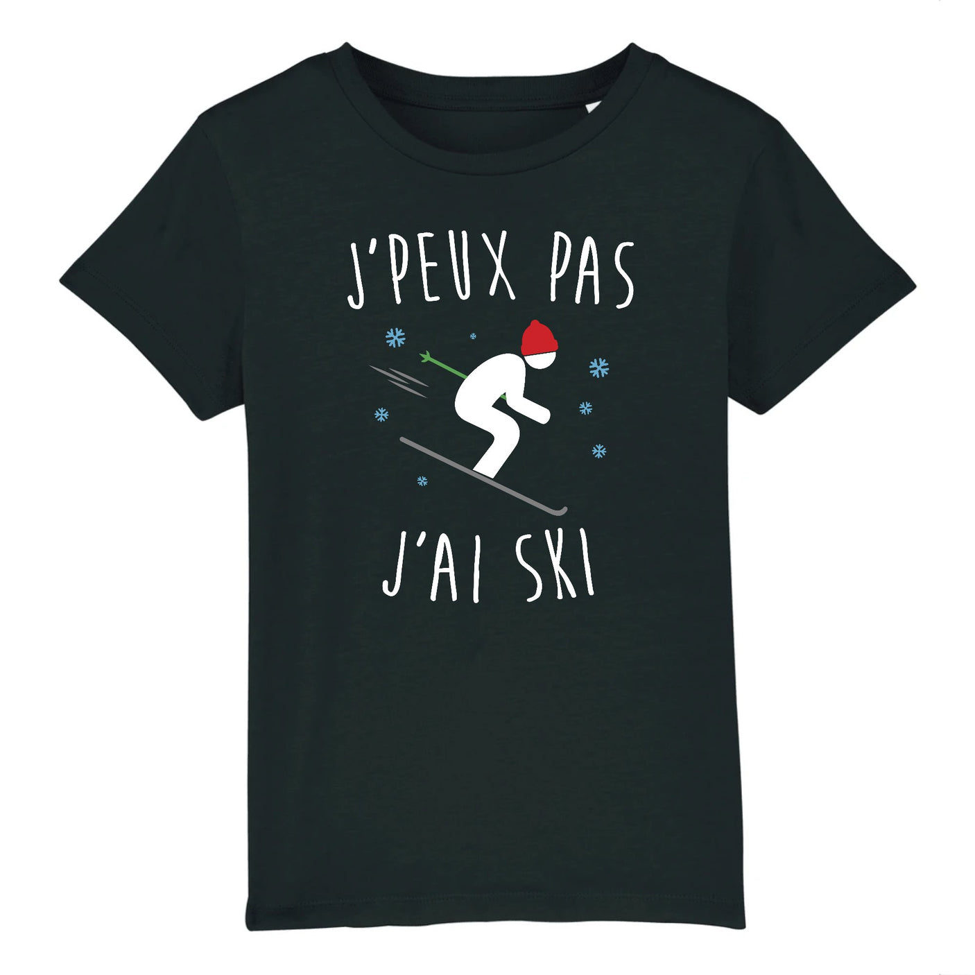 T-Shirt Enfant J'peux pas j'ai ski