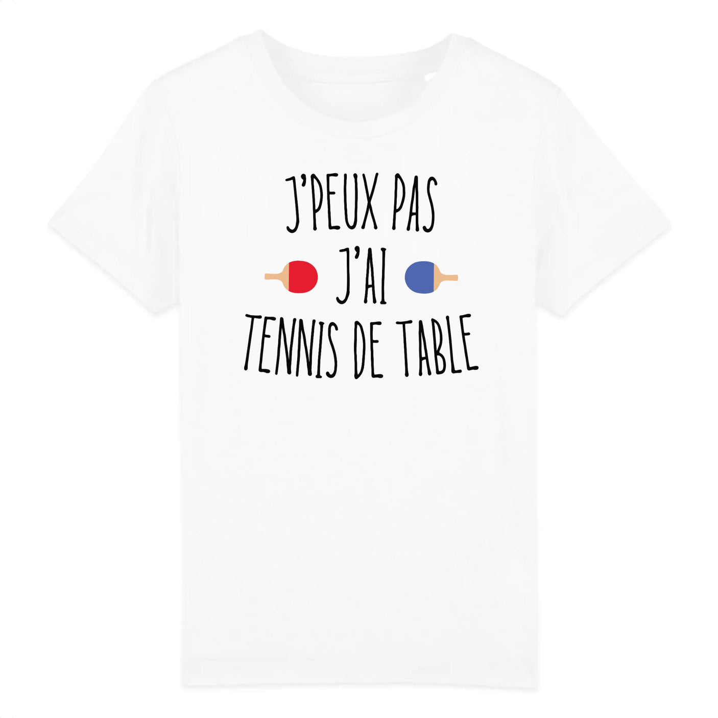 T-Shirt Enfant J'peux pas j'ai tennis de table