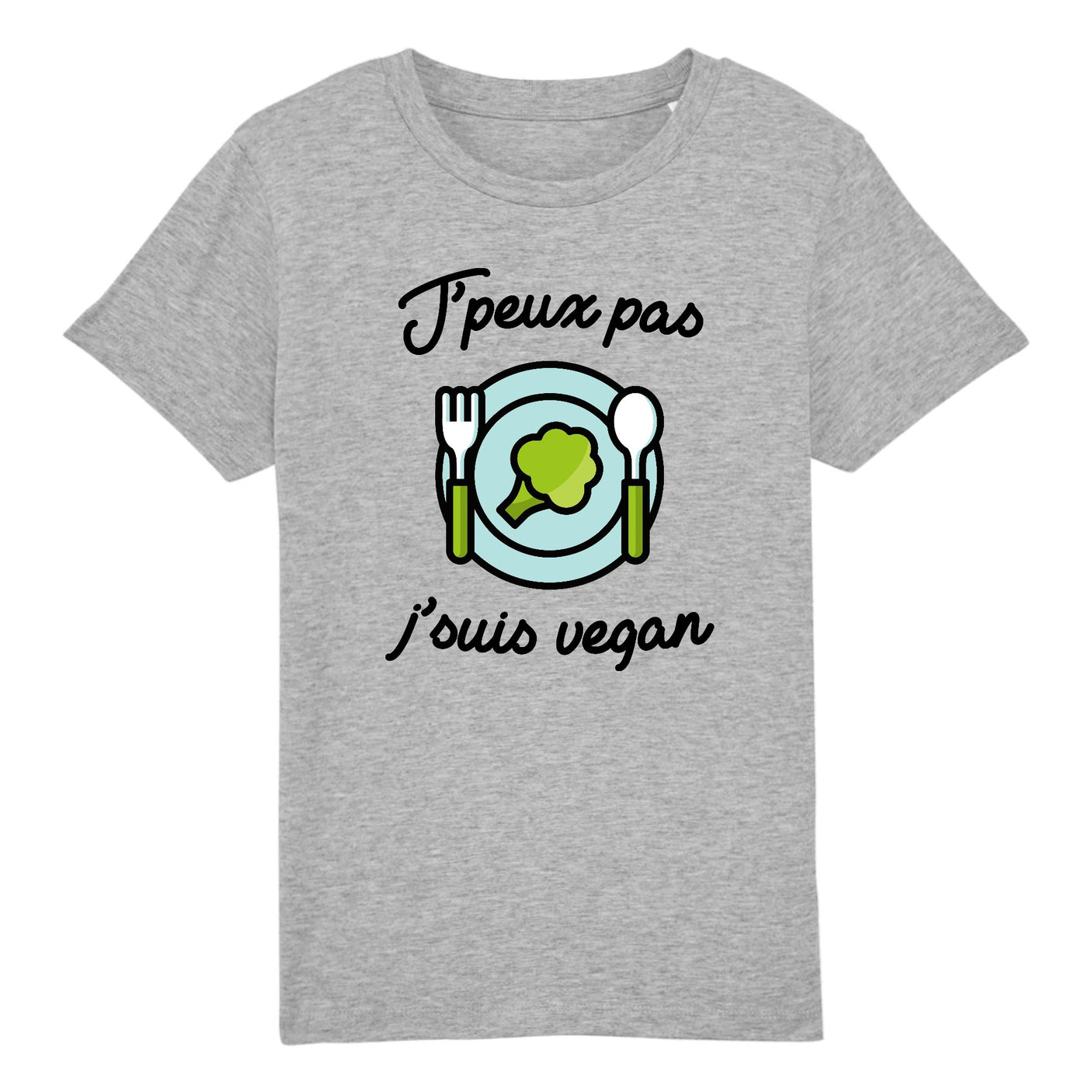 T-Shirt Enfant J'peux pas j'suis vegan