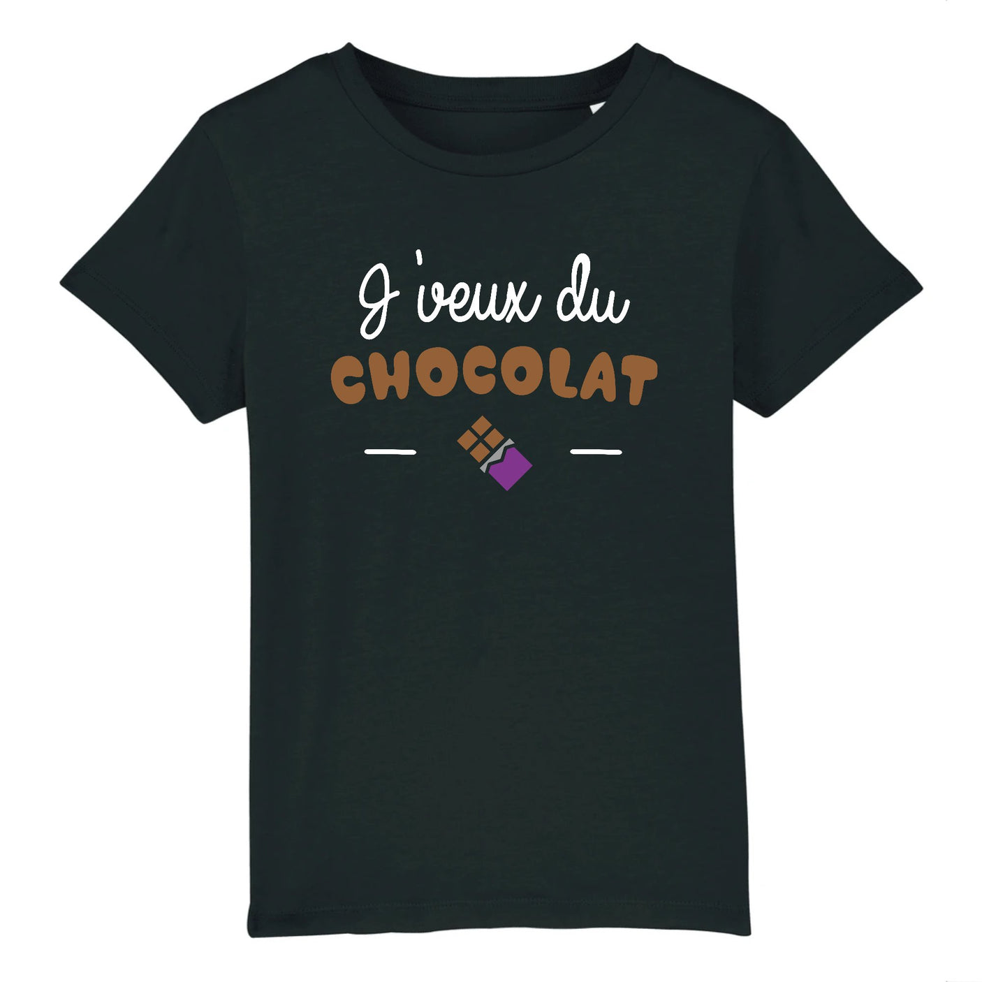 T-Shirt Enfant J'veux du chocolat