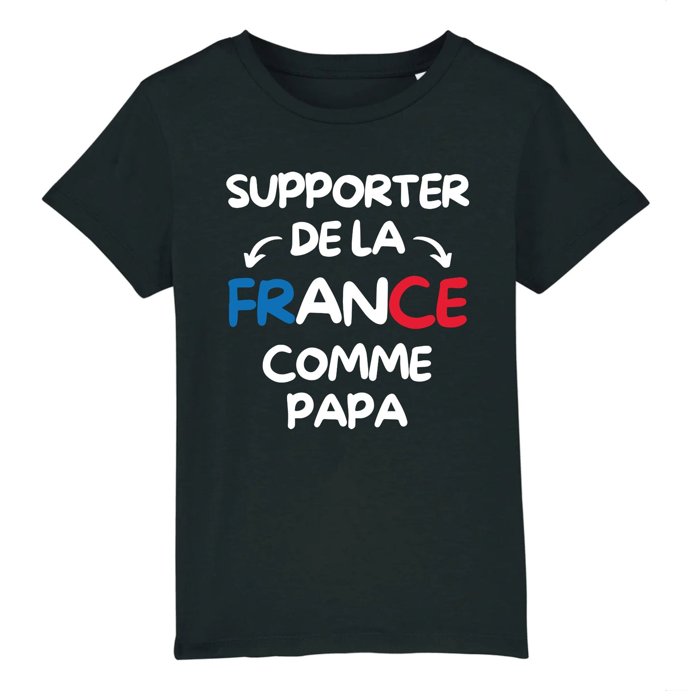 T-Shirt Enfant Supporter de la France comme papa