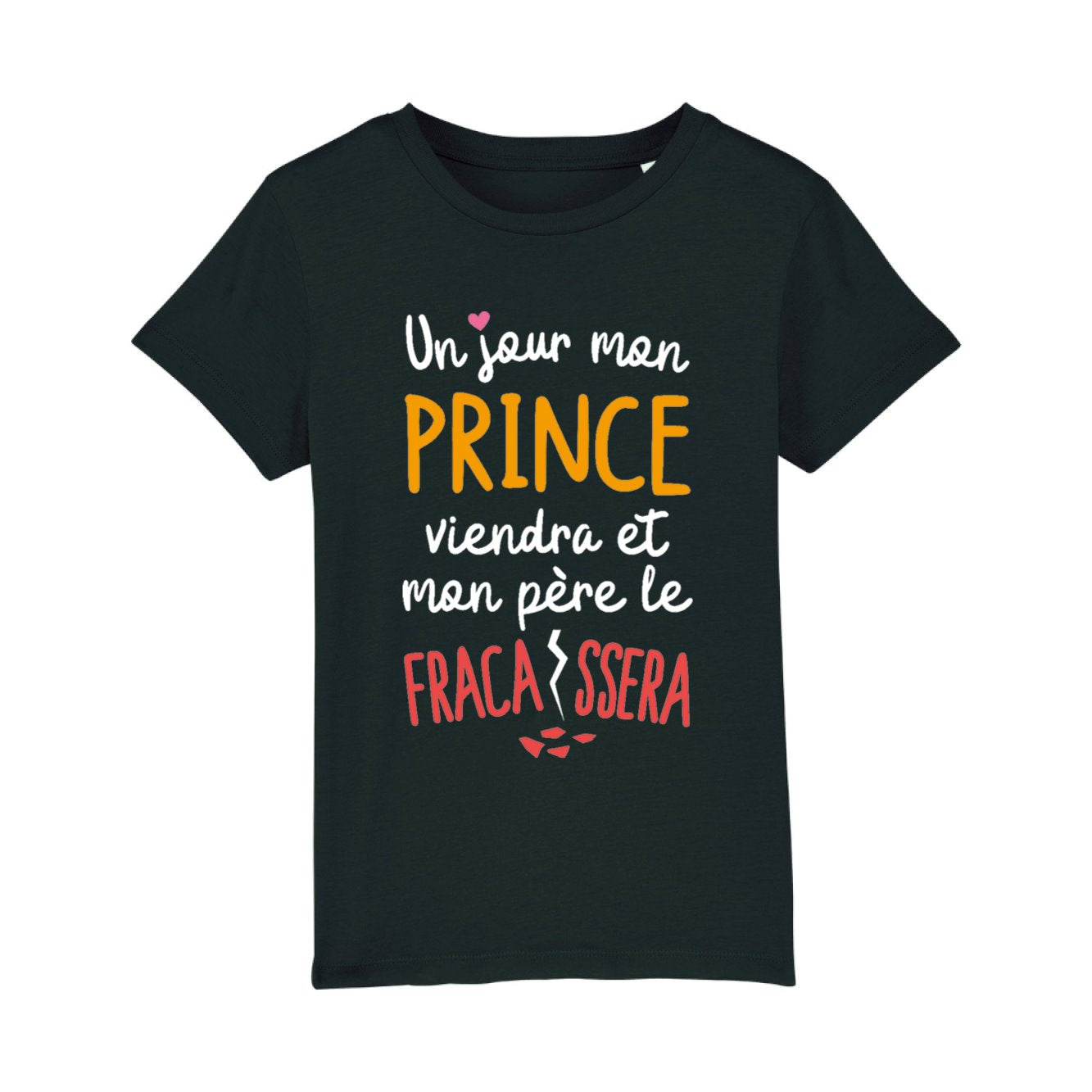 T-Shirt Enfant Un jour mon prince viendra