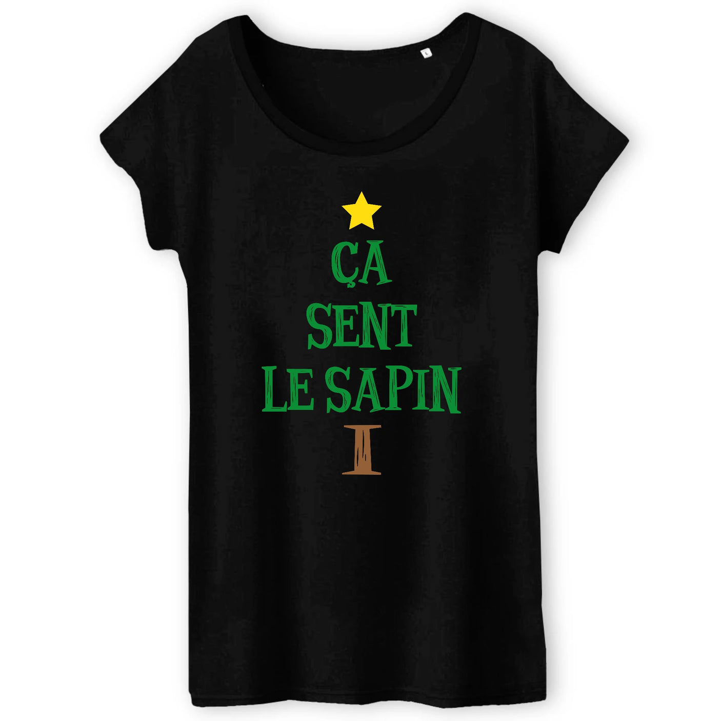 T-Shirt Femme Ça sent le sapin