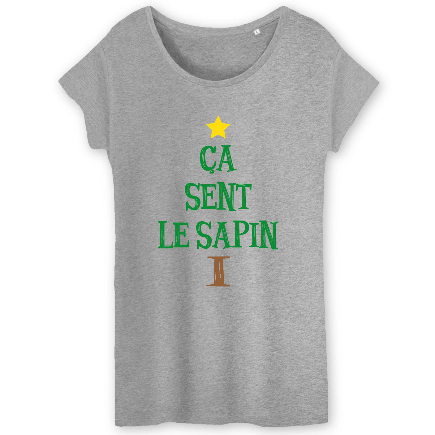 T-Shirt Femme Ça sent le sapin