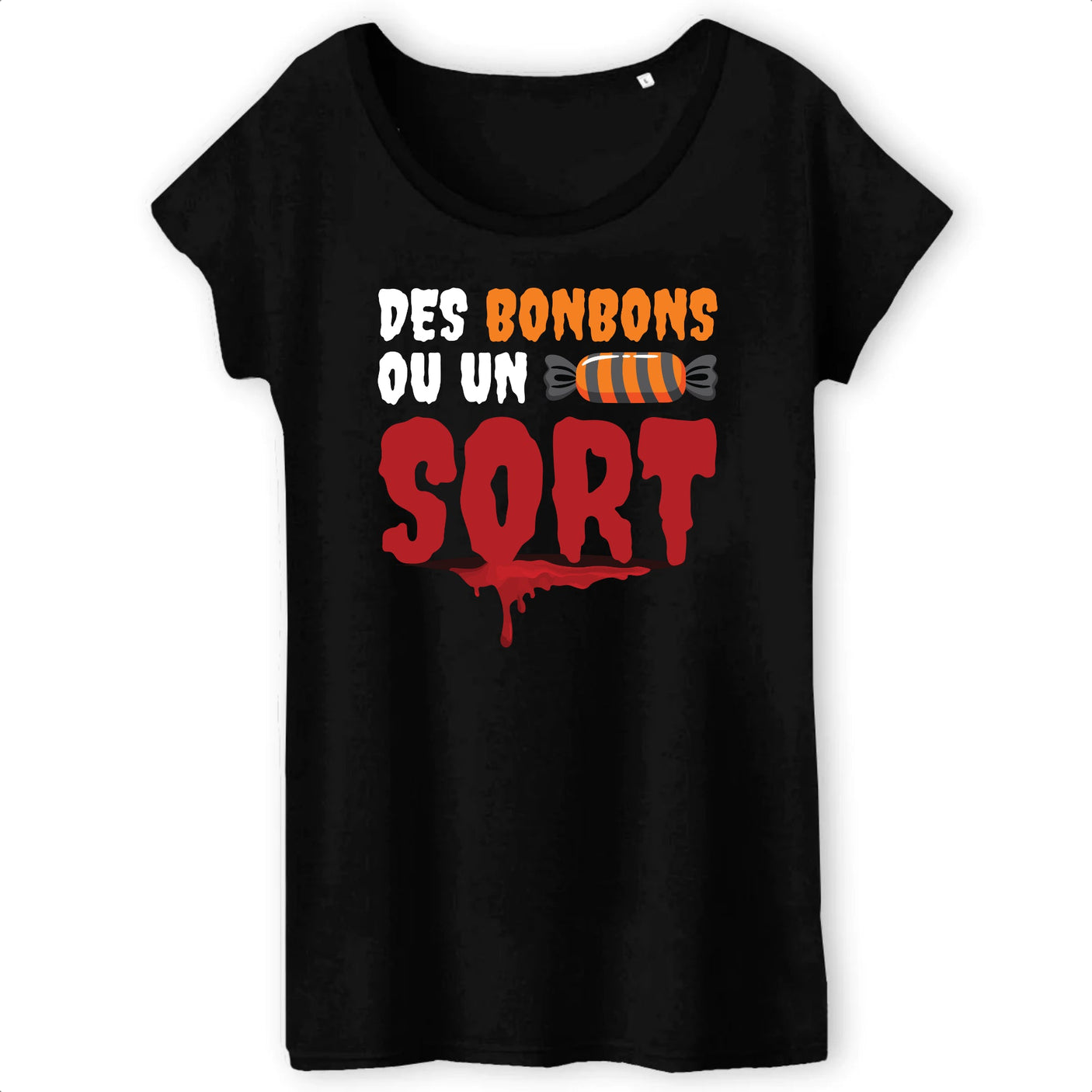 T-Shirt Femme Des bonbons ou un sort