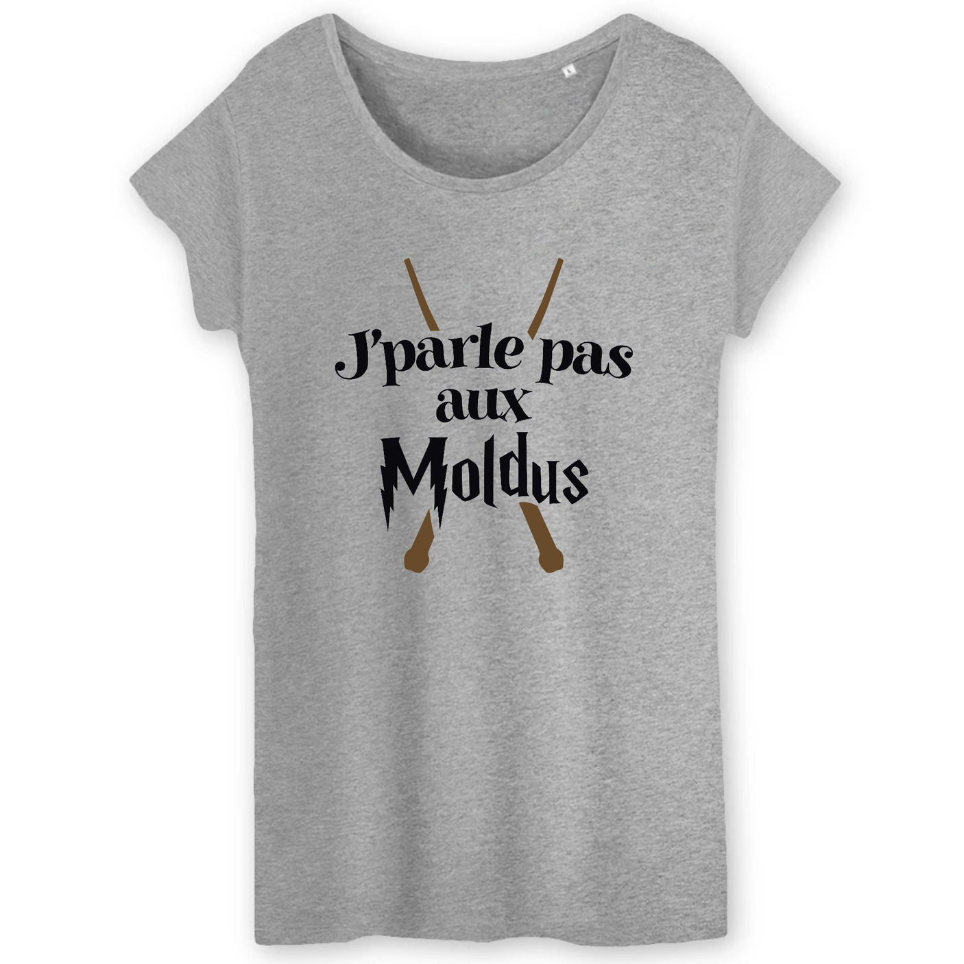 T-Shirt Femme J'parle pas aux Moldus