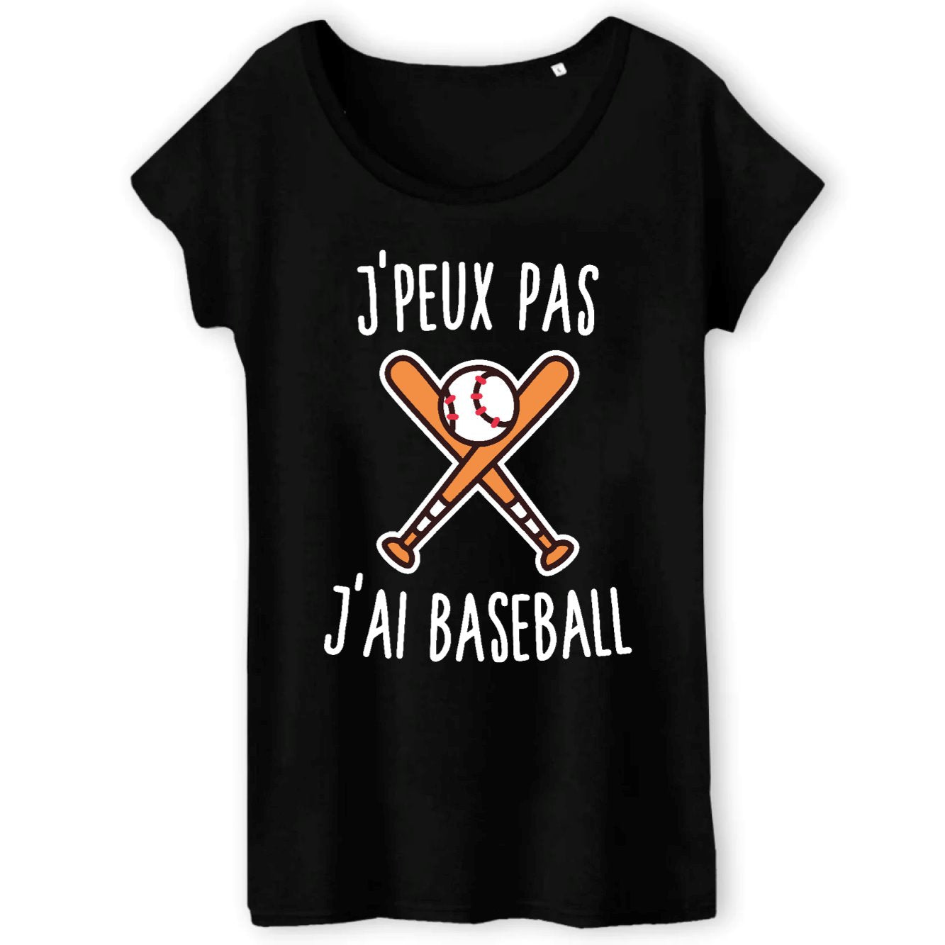 T-Shirt Femme J'peux pas j'ai baseball