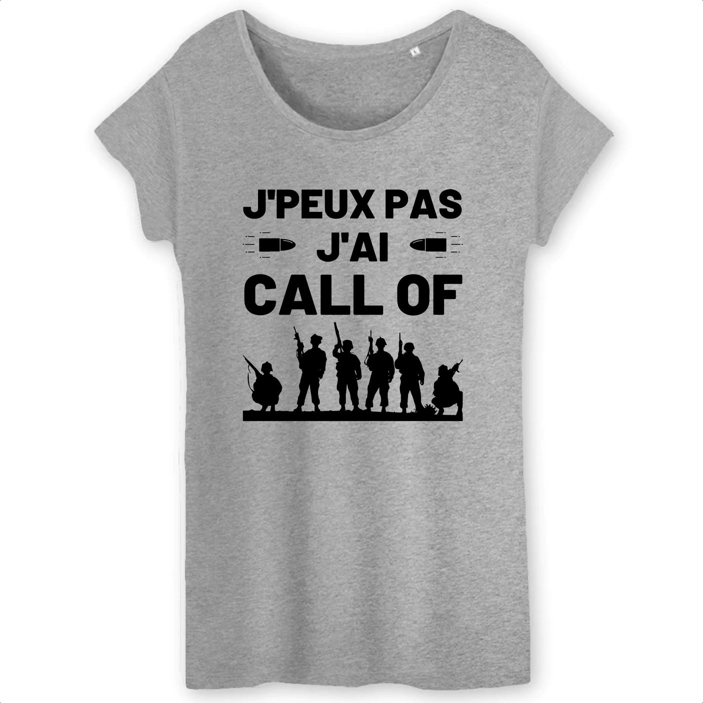 T-Shirt Femme J'peux pas j'ai call of