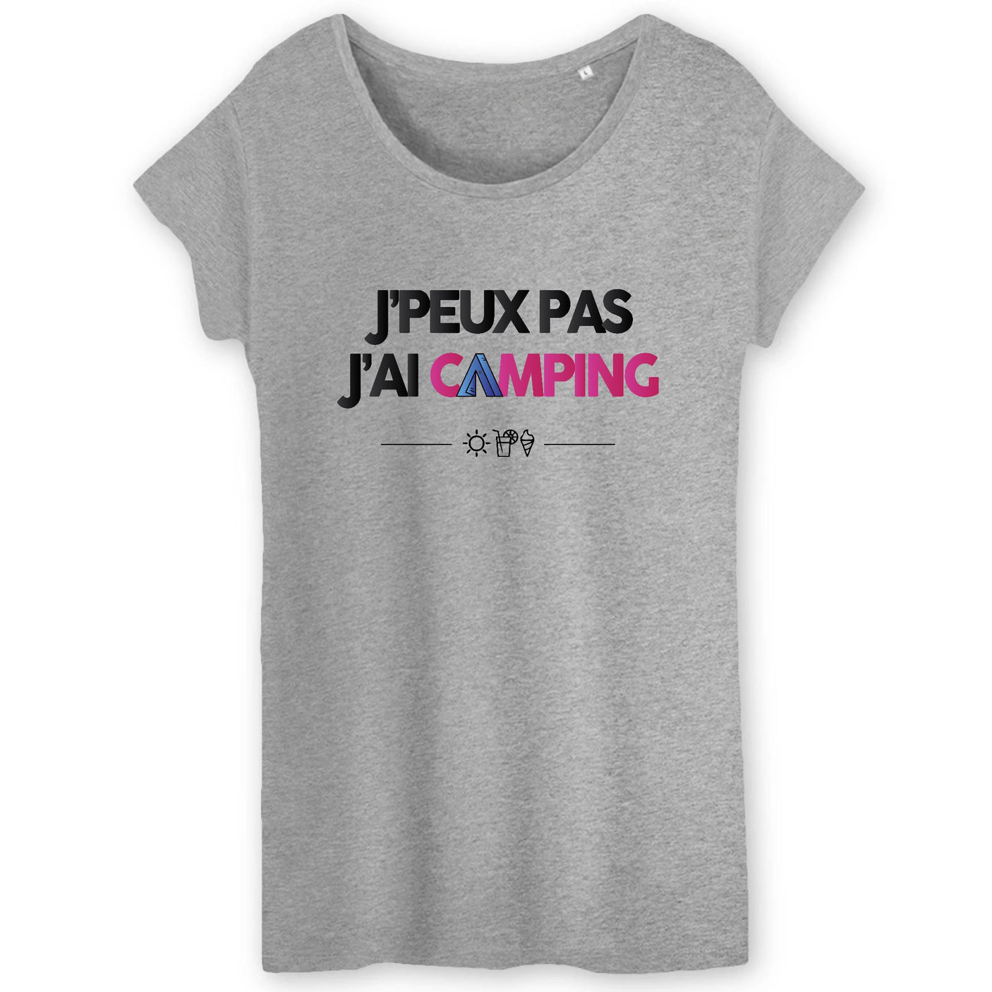 T-Shirt Femme J'peux pas j'ai camping