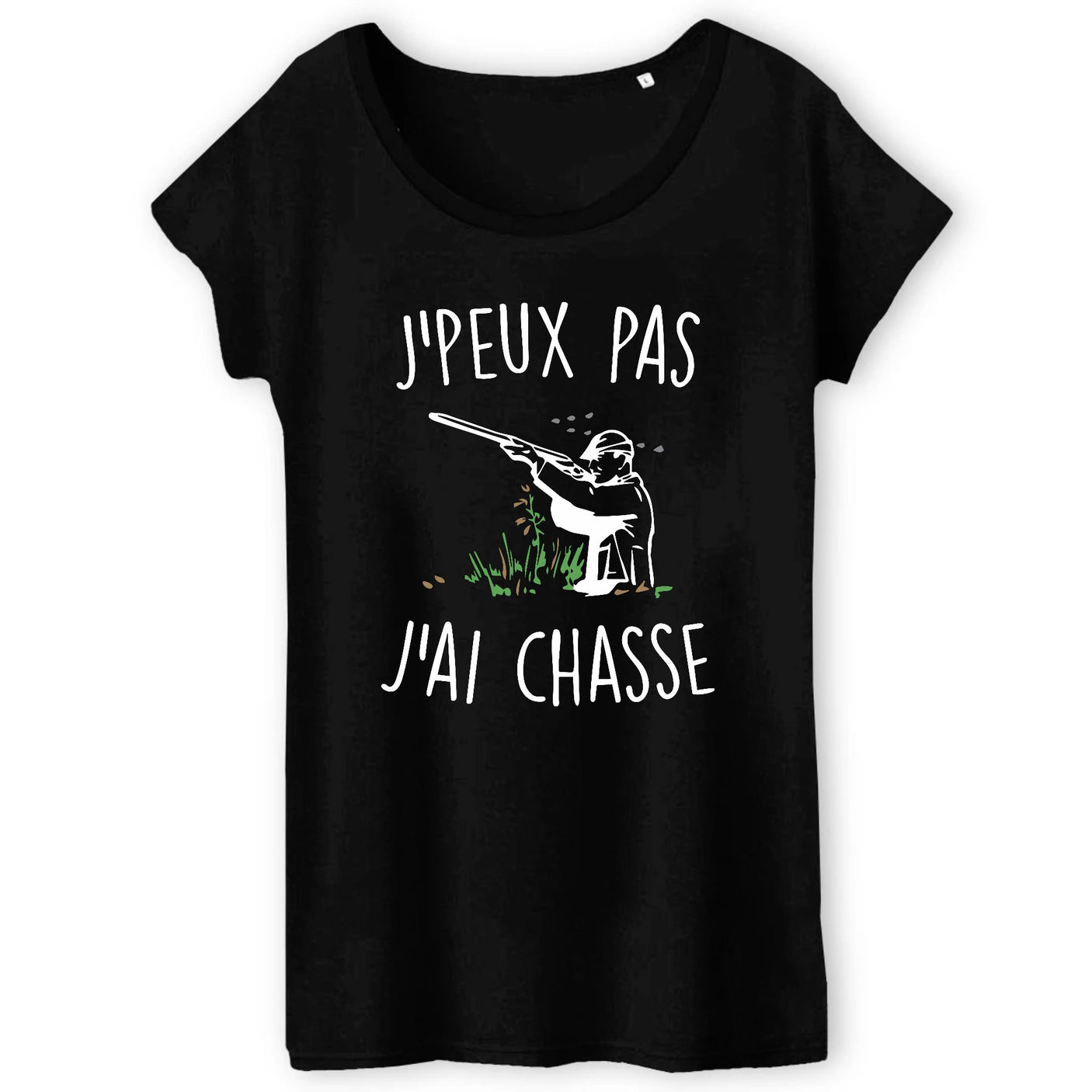 T-Shirt Femme J'peux pas j'ai chasse