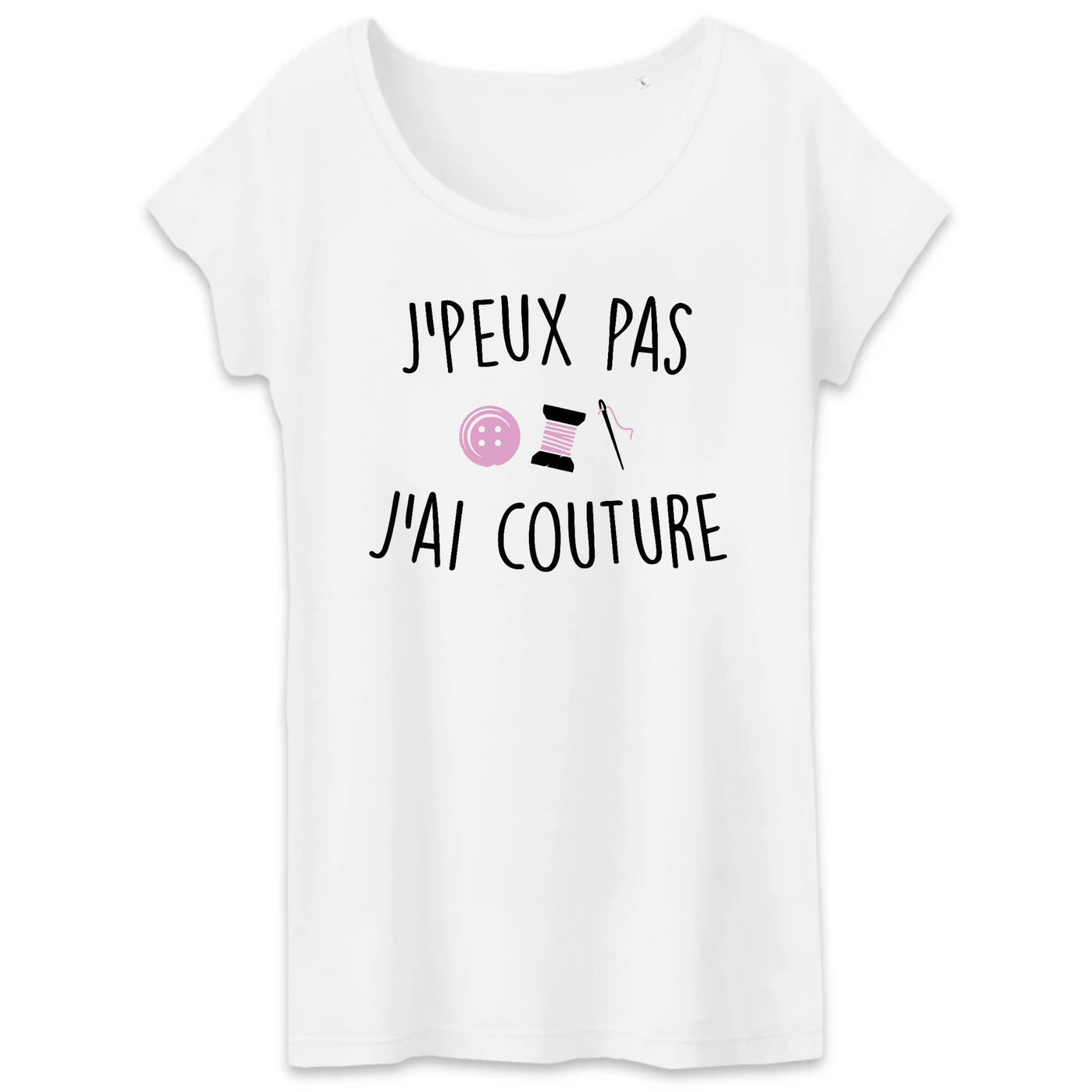 T-Shirt Femme J'peux pas j'ai couture