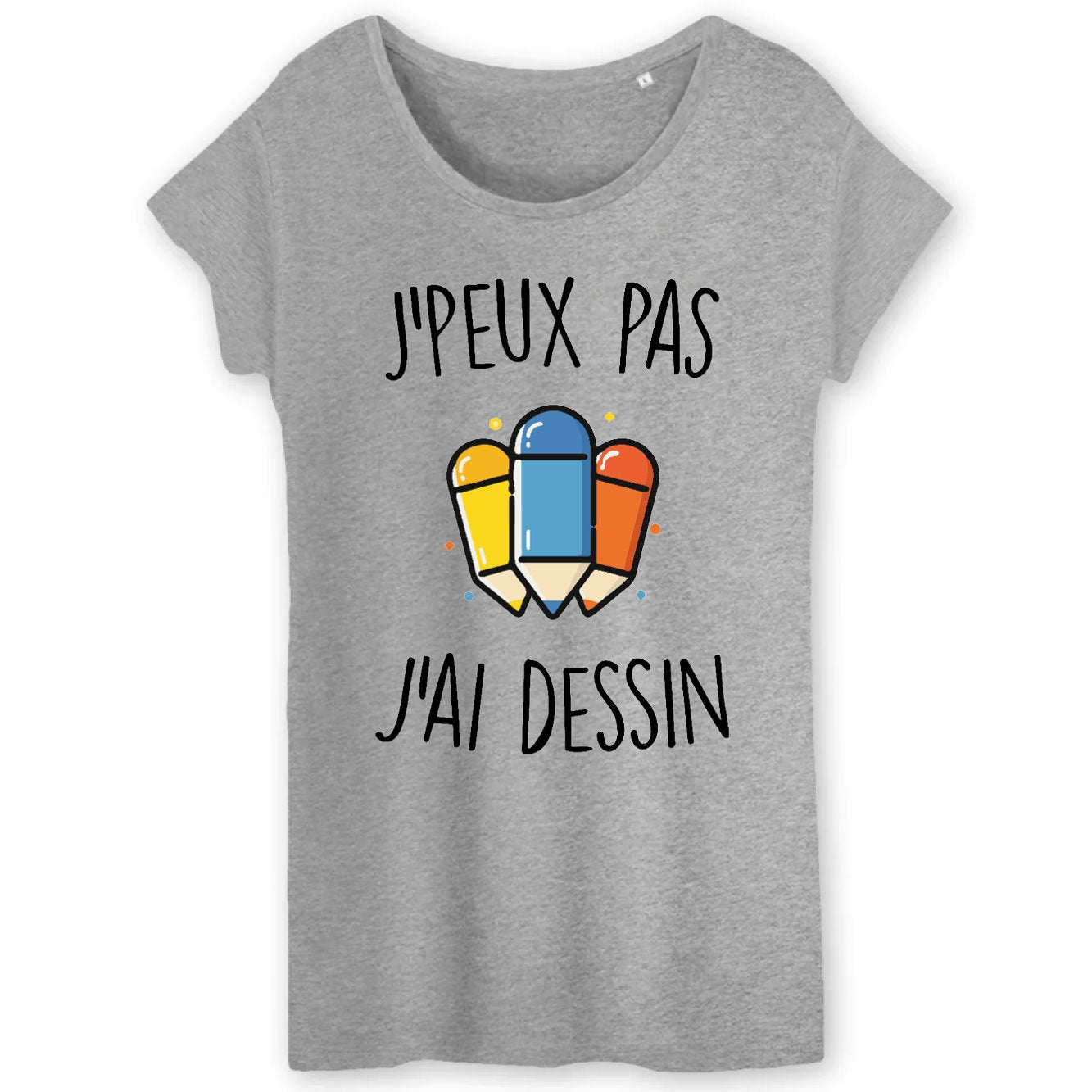 T-Shirt Femme J'peux pas j'ai dessin