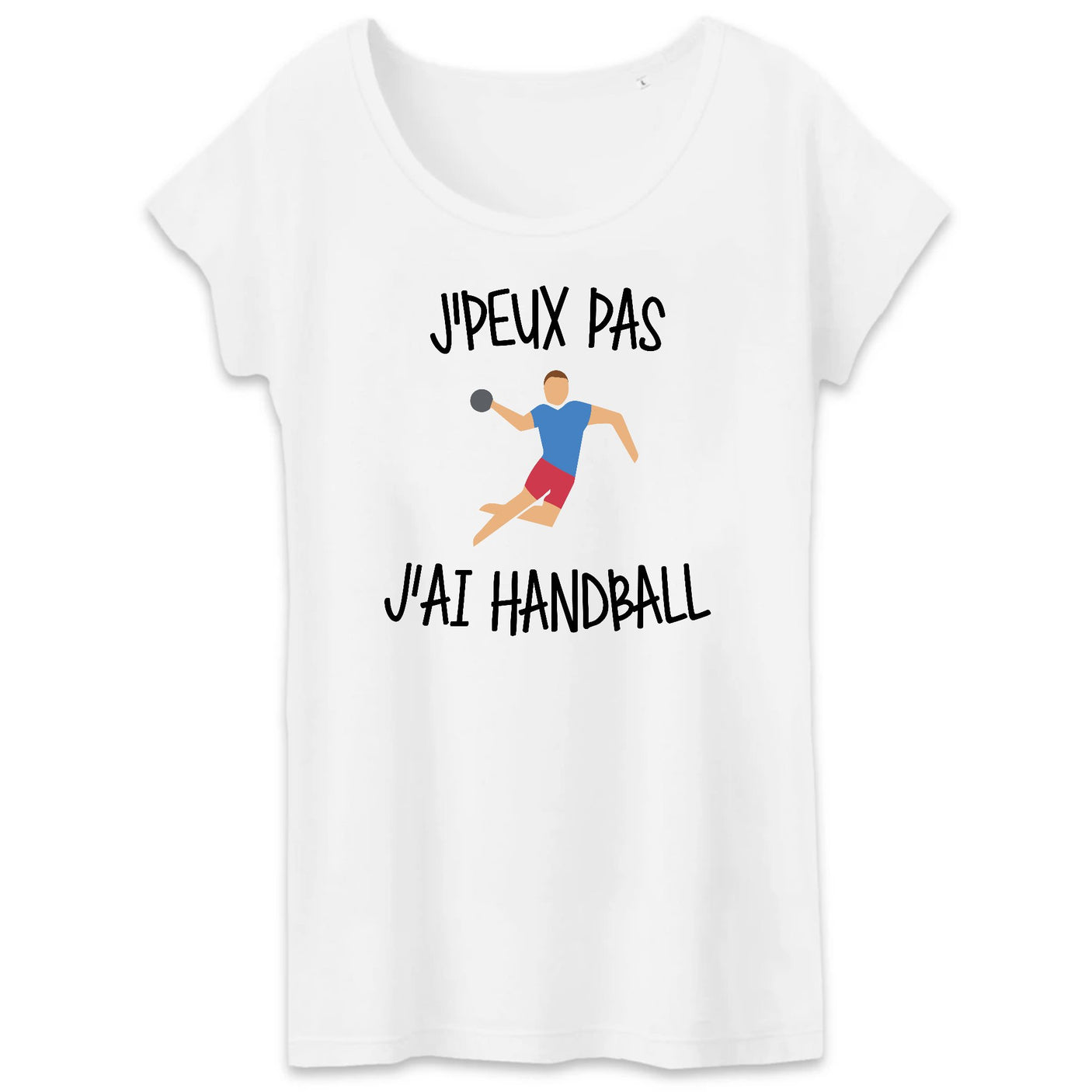 T-Shirt Femme J'peux pas j'ai handball