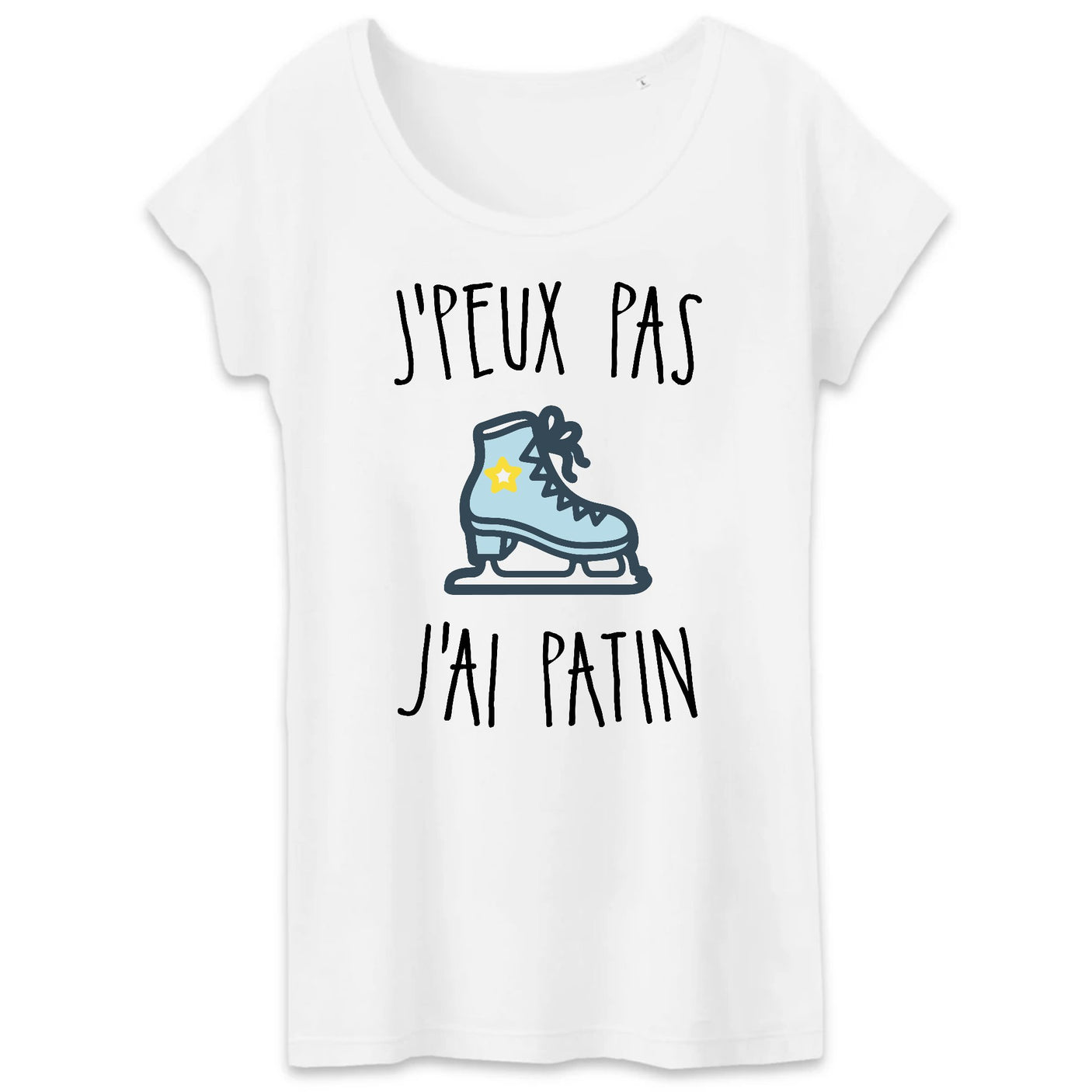 T-Shirt Femme J'peux pas j'ai patin