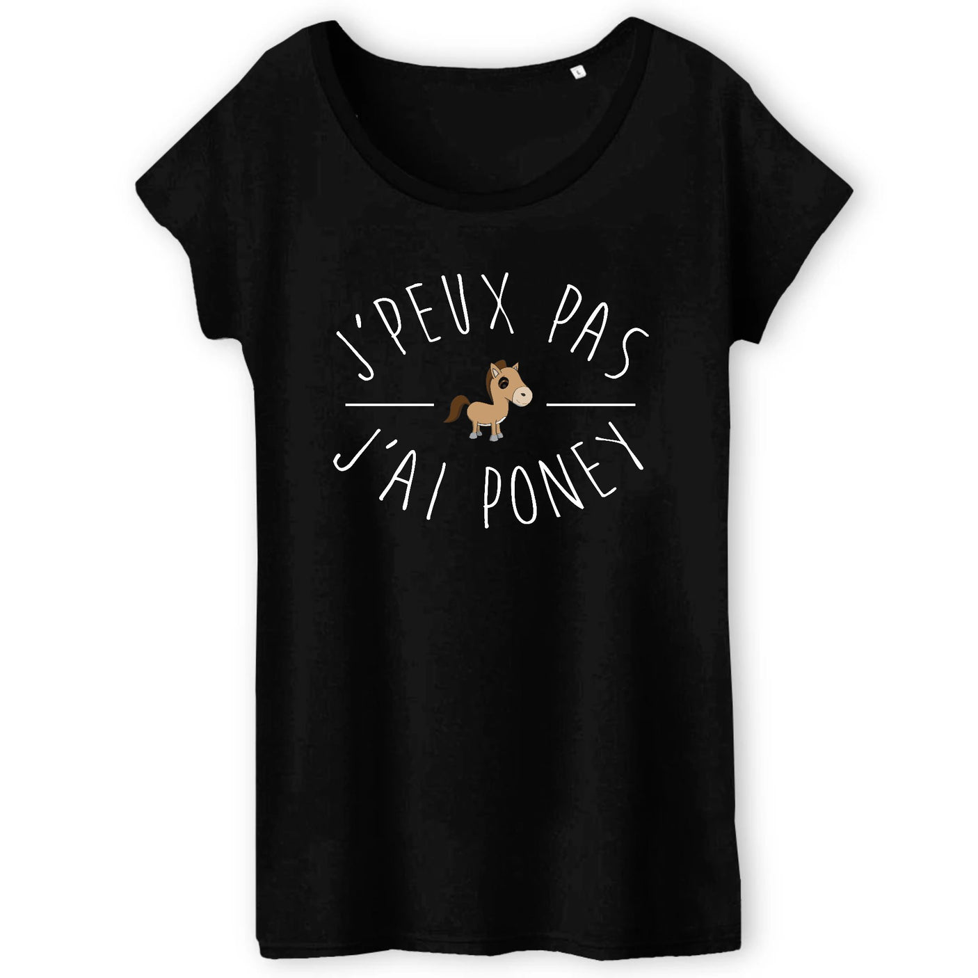 T-Shirt Femme J'peux pas j'ai poney