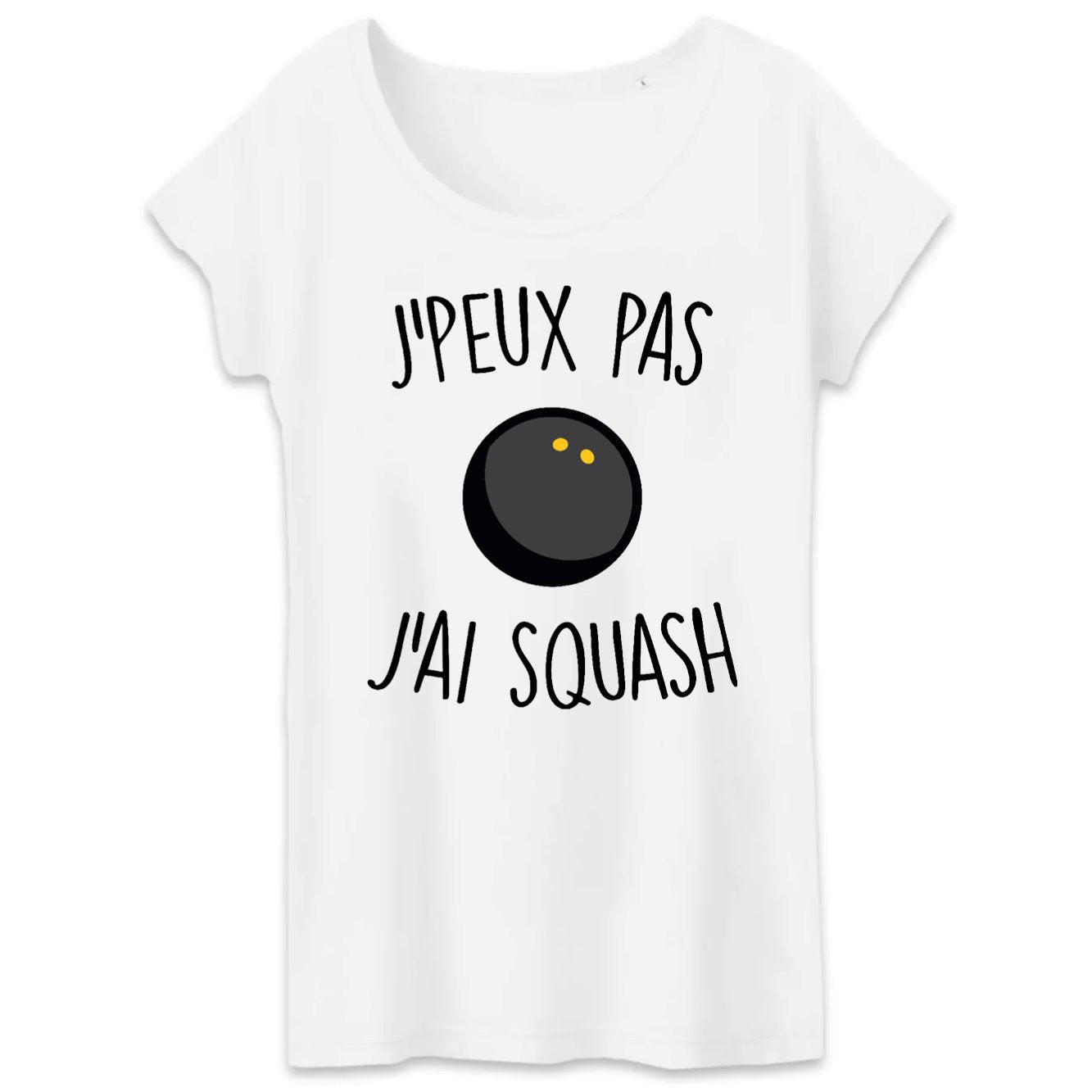 T-Shirt Femme J'peux pas j'ai squash